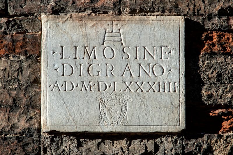 lapide Elemosine di grano