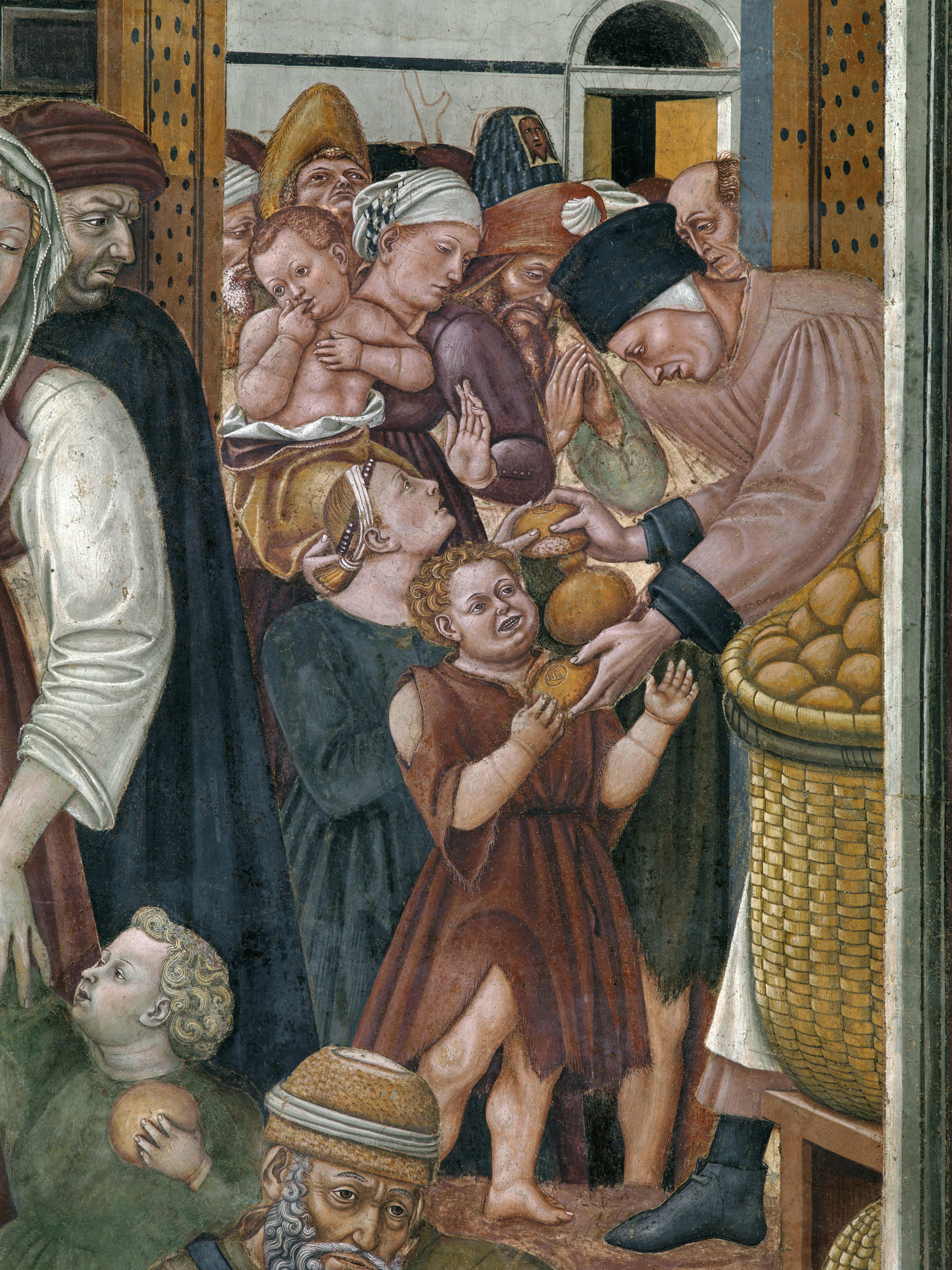 particolare affresco Pellegrinaio