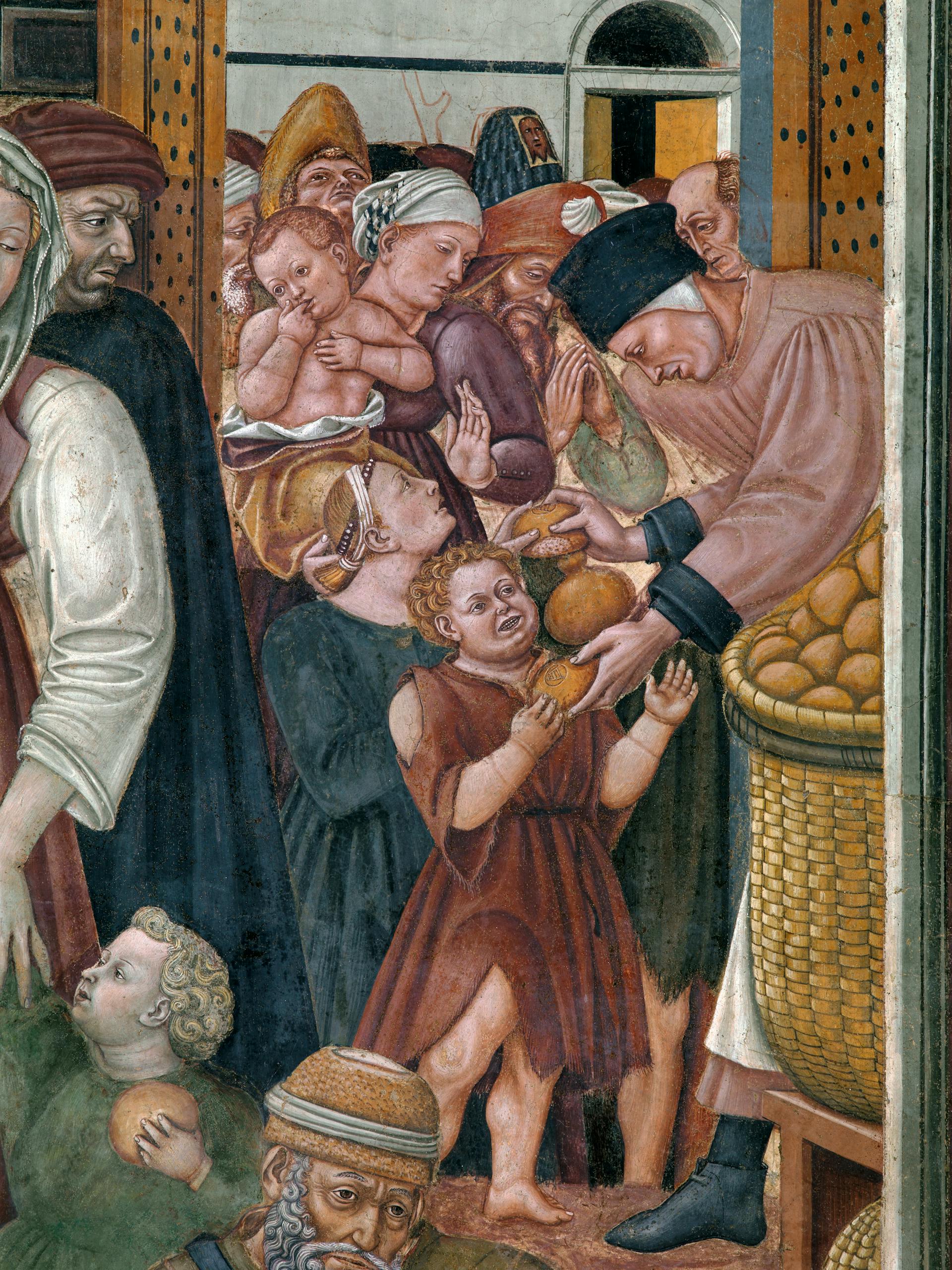 particolare affresco Pellegrinaio