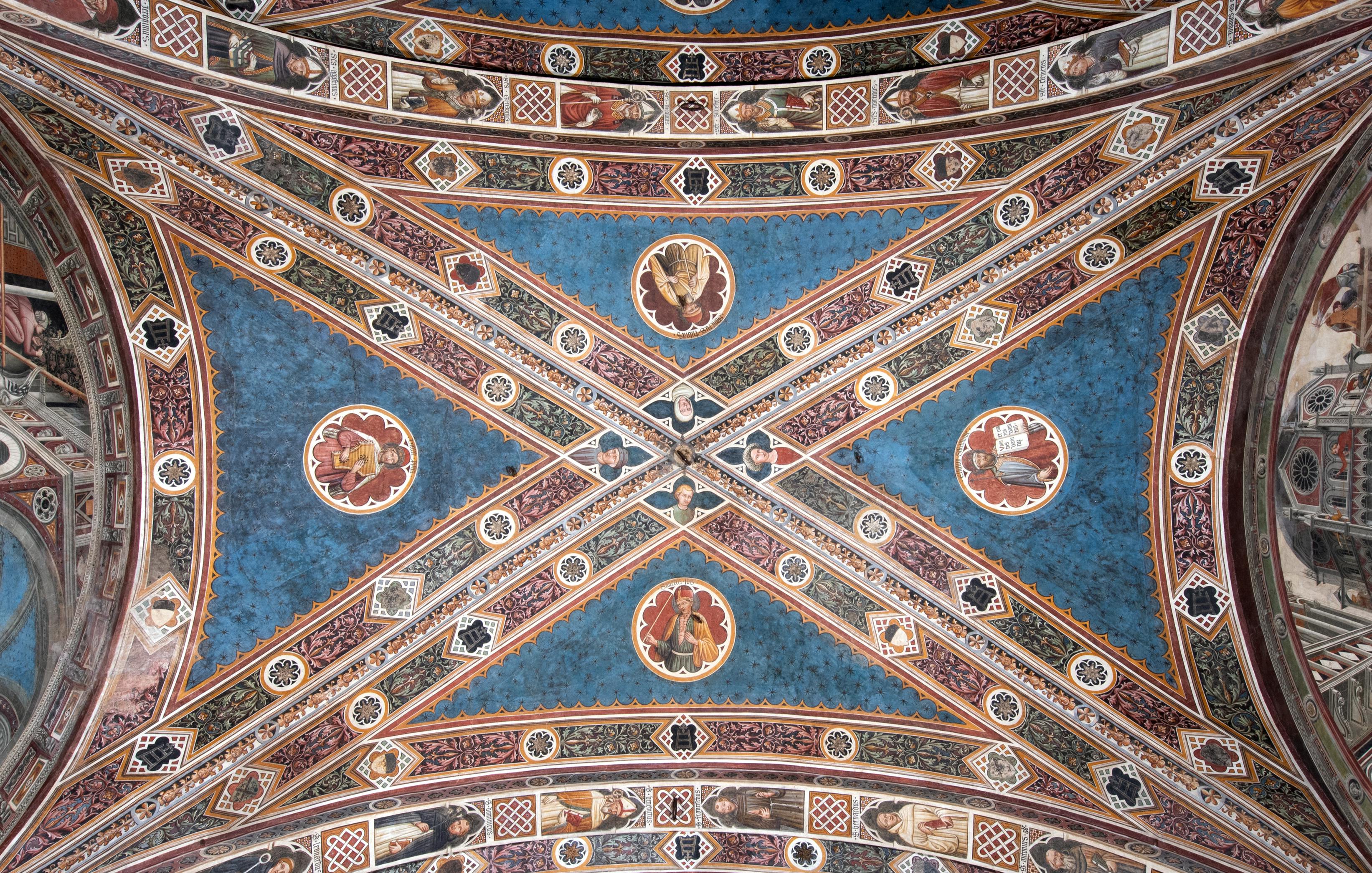 il pellegrinaio soffitto