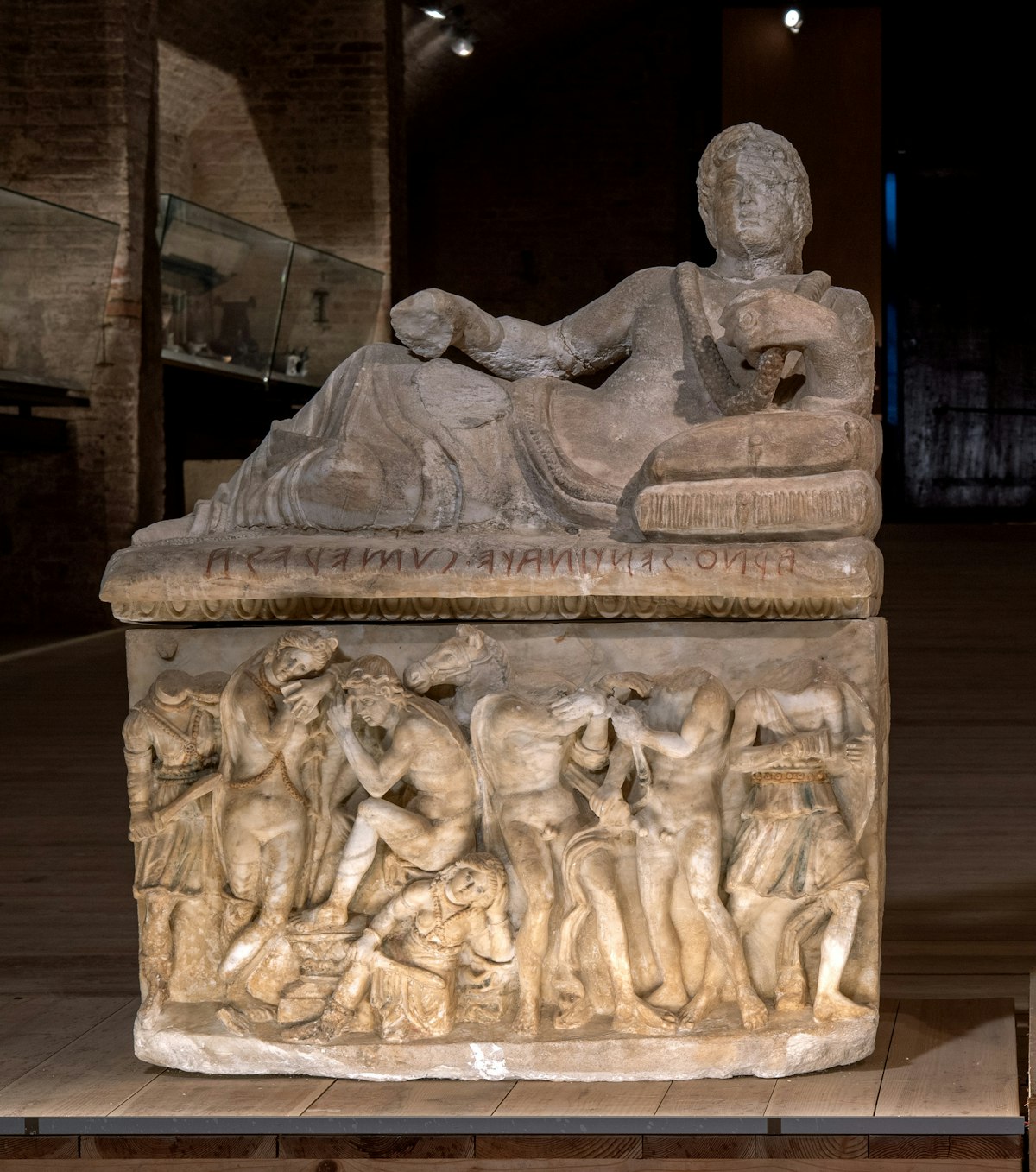 Urn of Larth Sentinate Cumere- Santa Maria della Scala