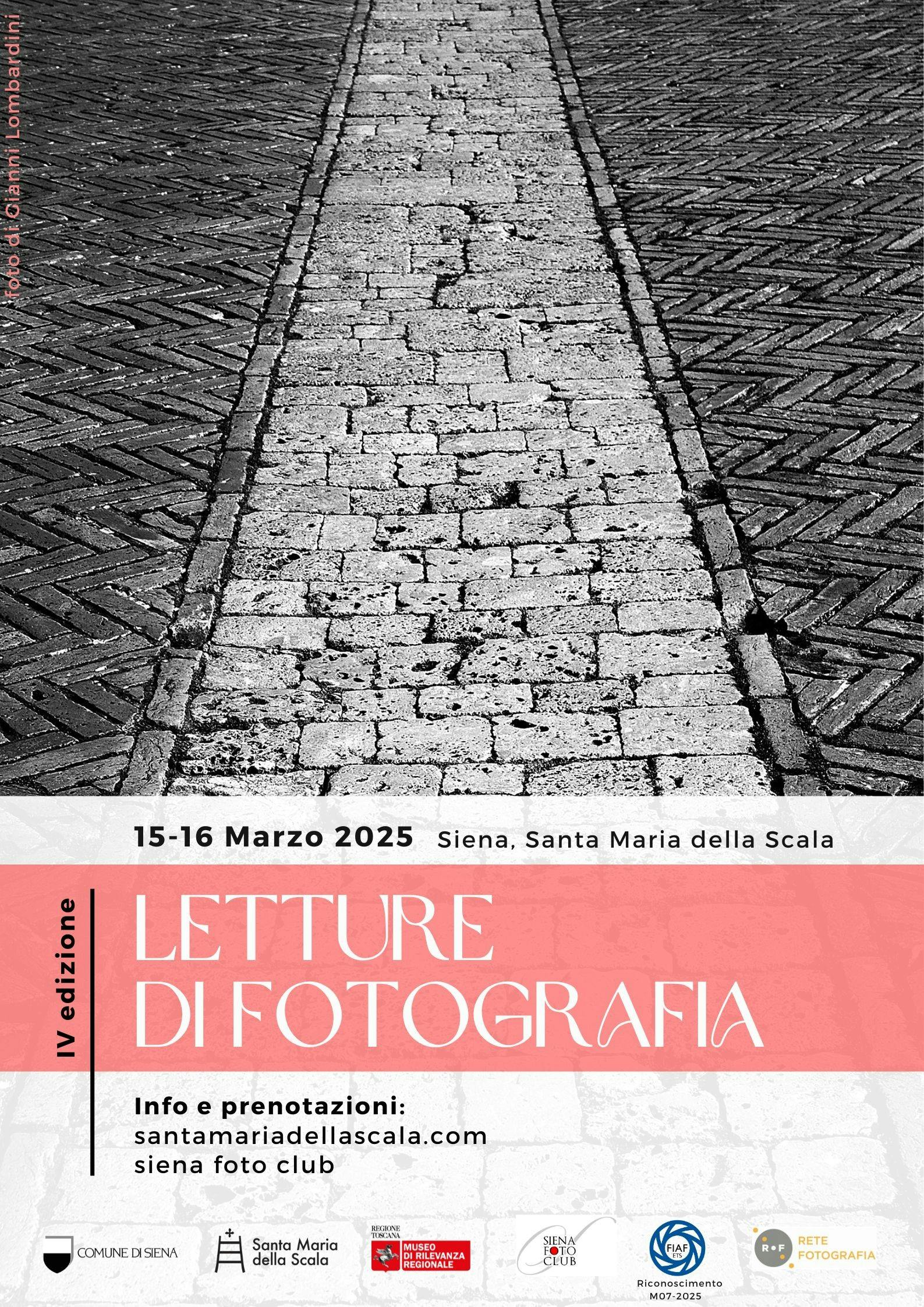 Locandina letture di fotografia