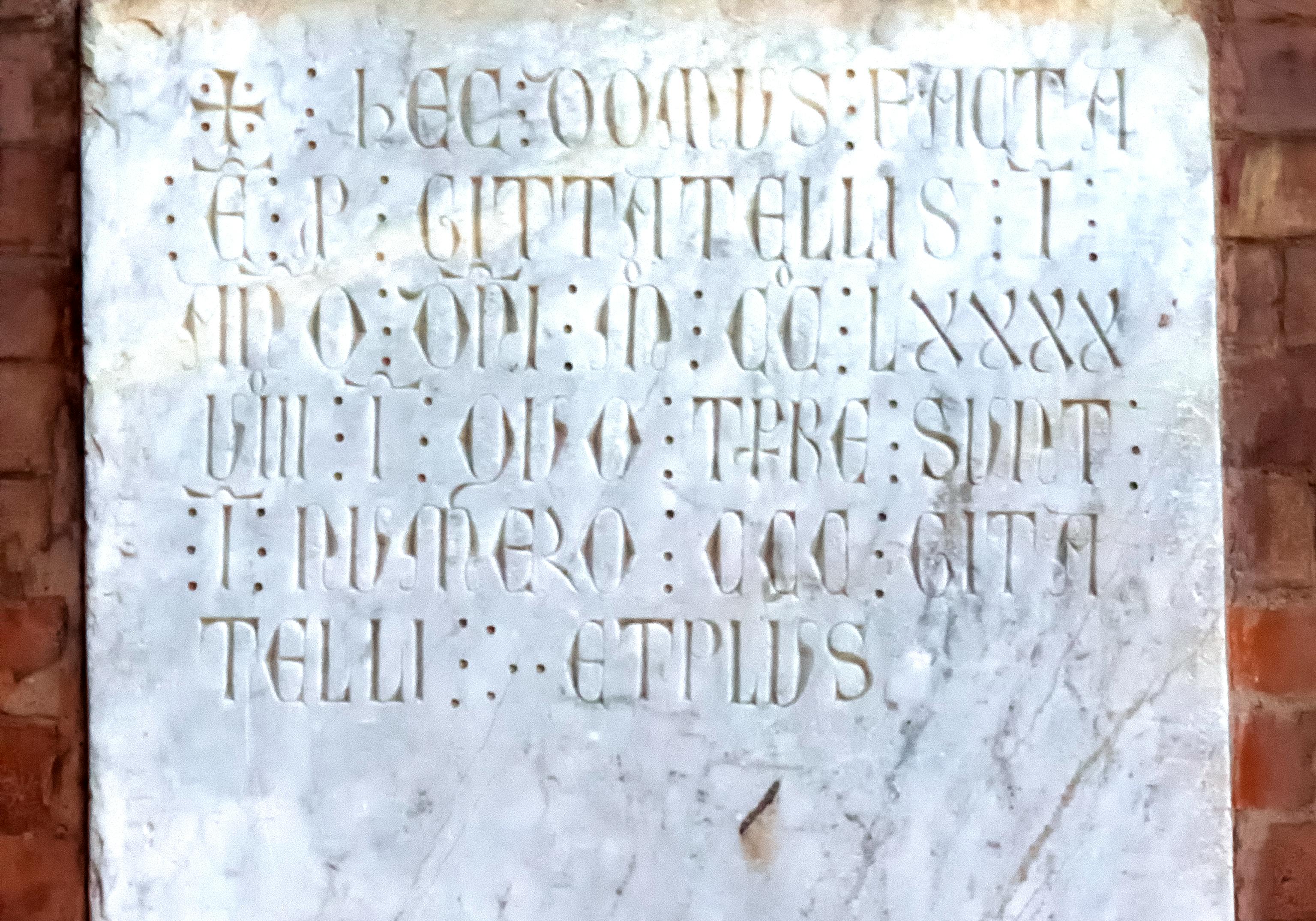 lapide dei gettatelli lapide dei gettatelli