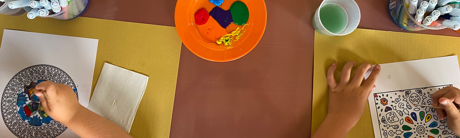 Families - Workshop activities Art workshop with families