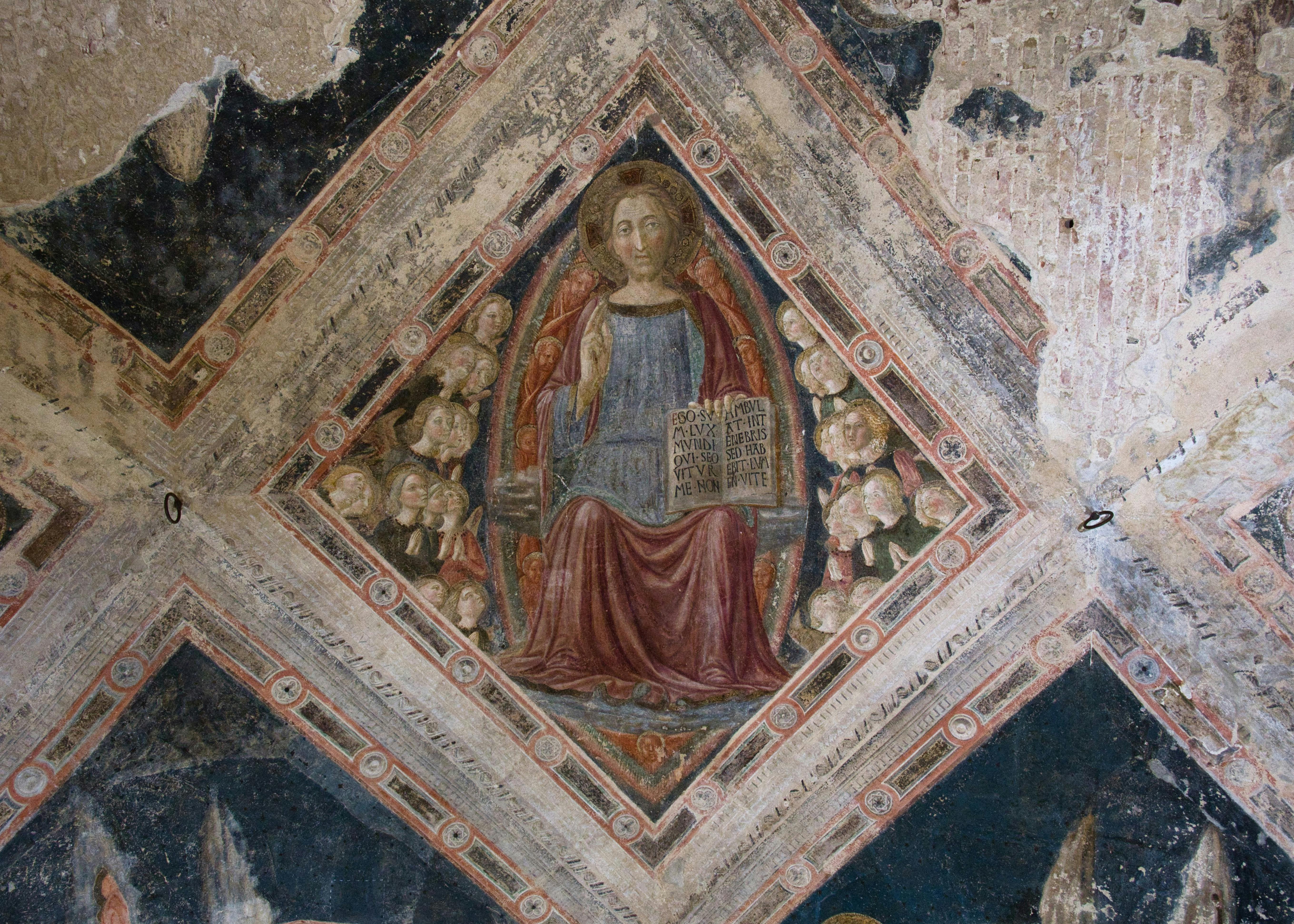 Lorenzo di Pietro detto il Vecchietta, Ciclo di affreschi della Sagrestia Vecchia, Cristo Pantocreatore