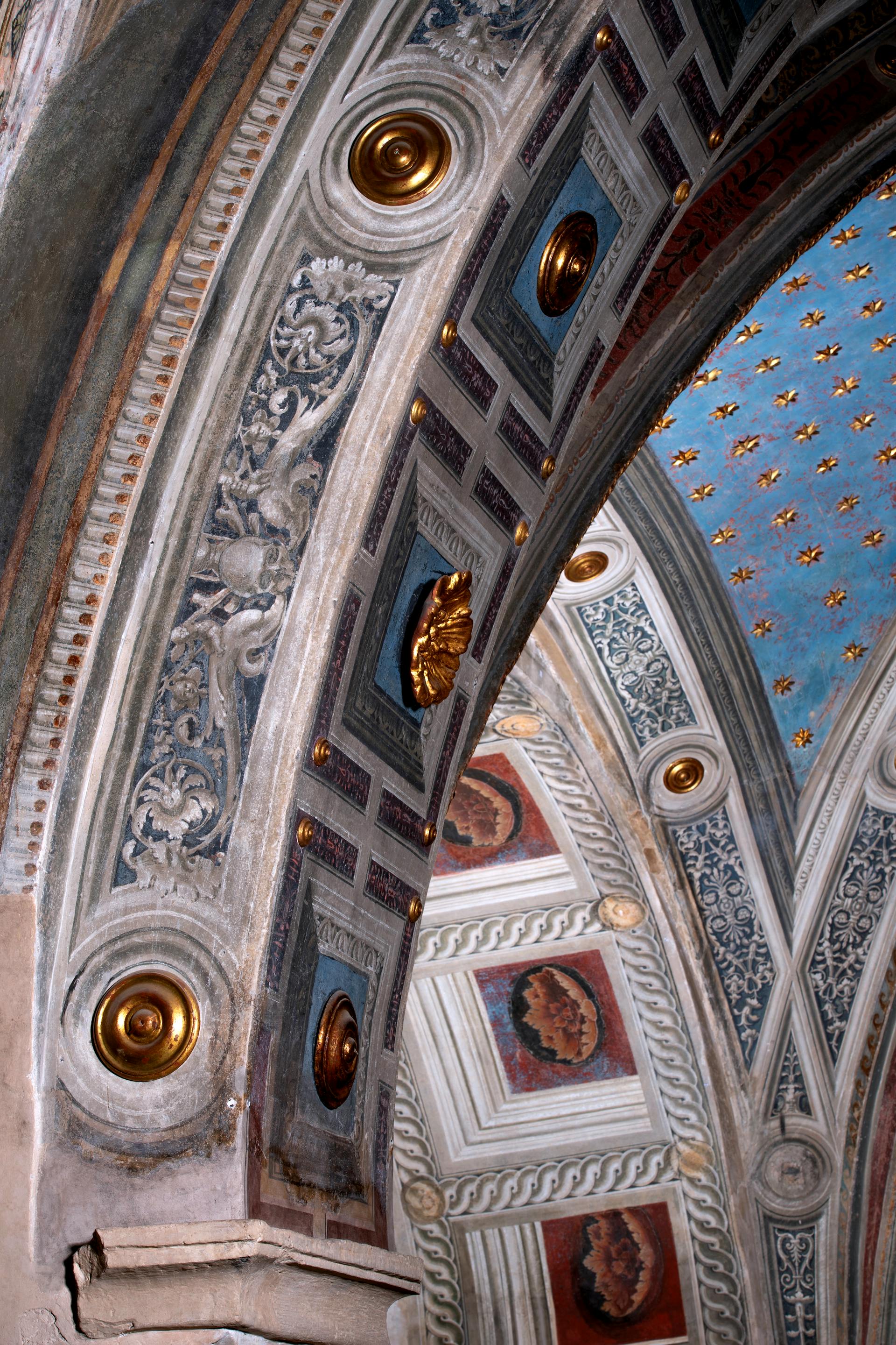 dettaglio volta Cappella del Manto