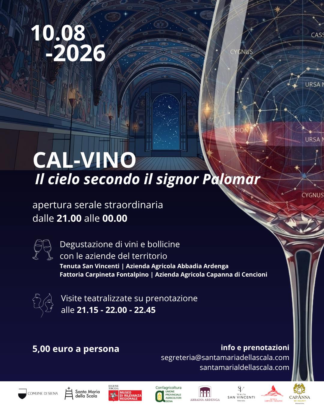 Cal-vino calici di stelle al SMS