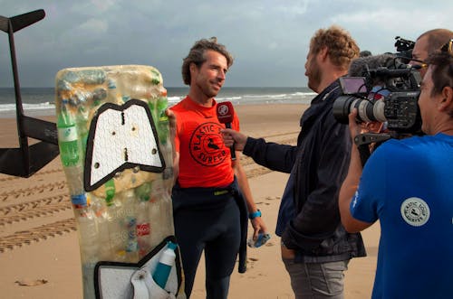 Interview by Dutch Radio at the start of the North Sea Crossing Expedition 2016