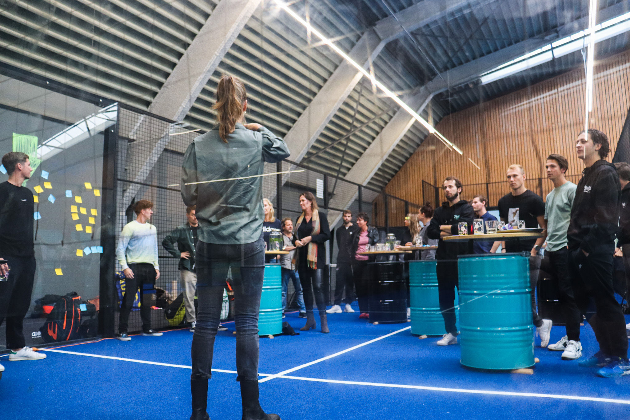 Vergaderen bij Peakz Padel