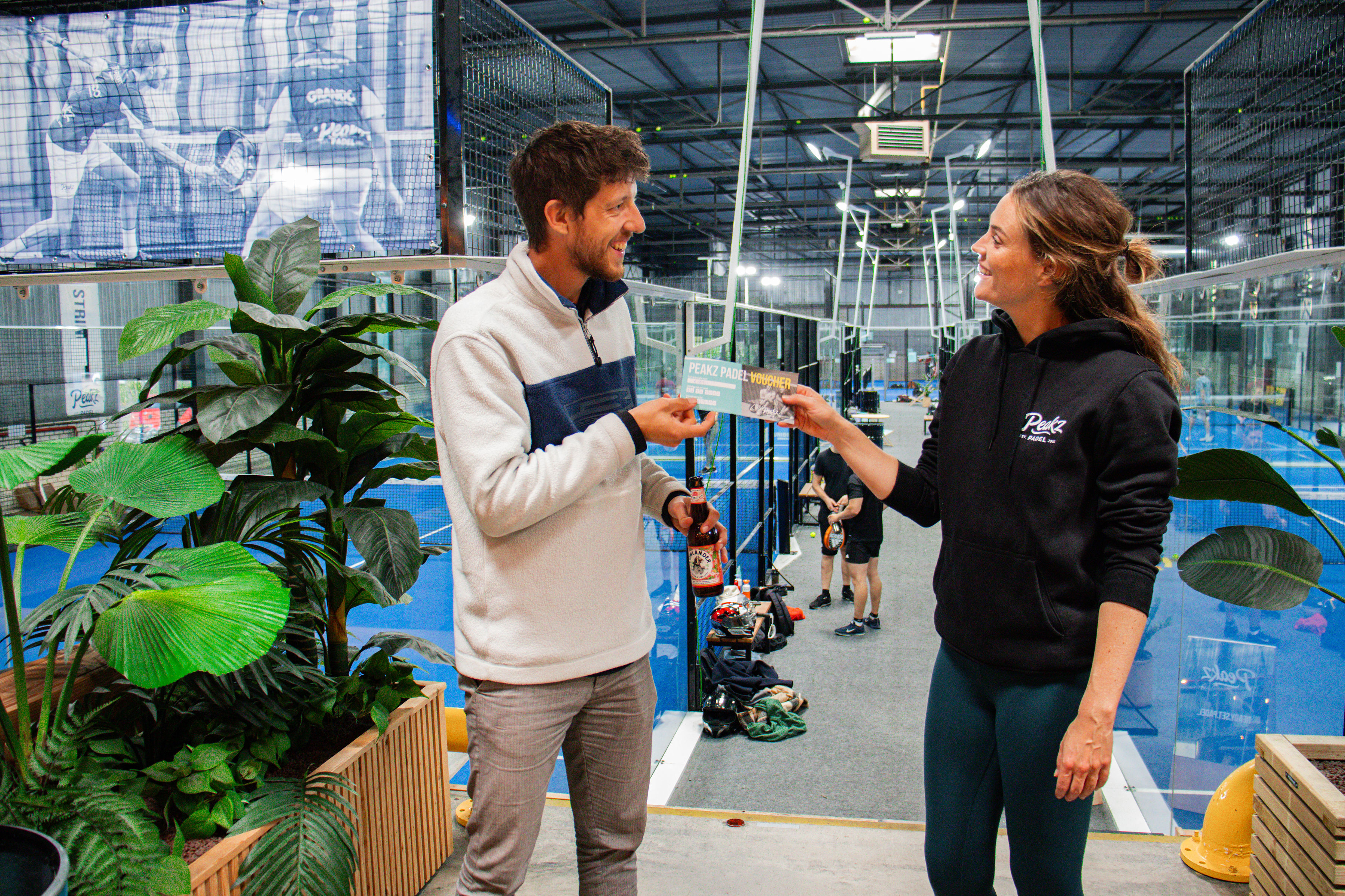 Padel cadeaubon of voucher koop je bij Peakz