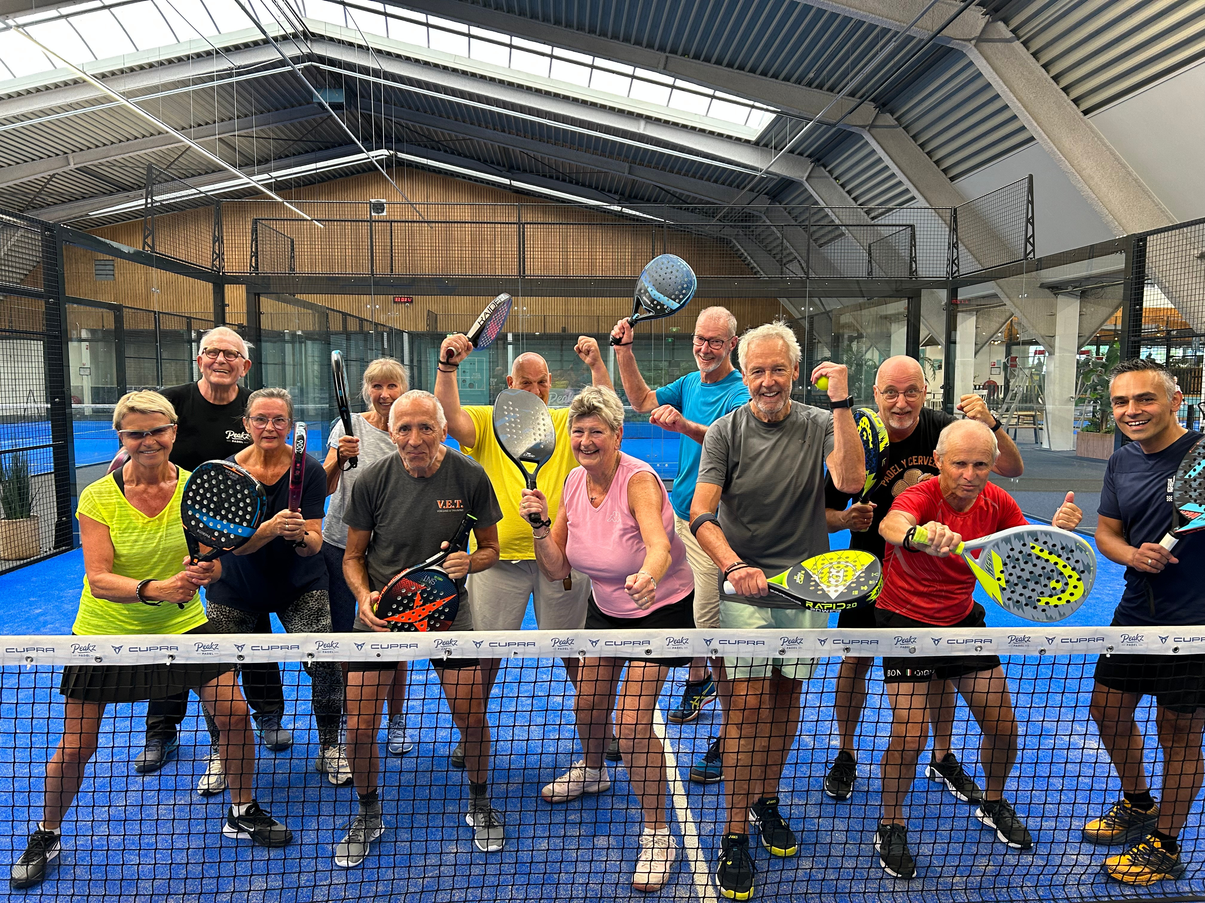 Padelspieler bei der Club Session Old Jack's