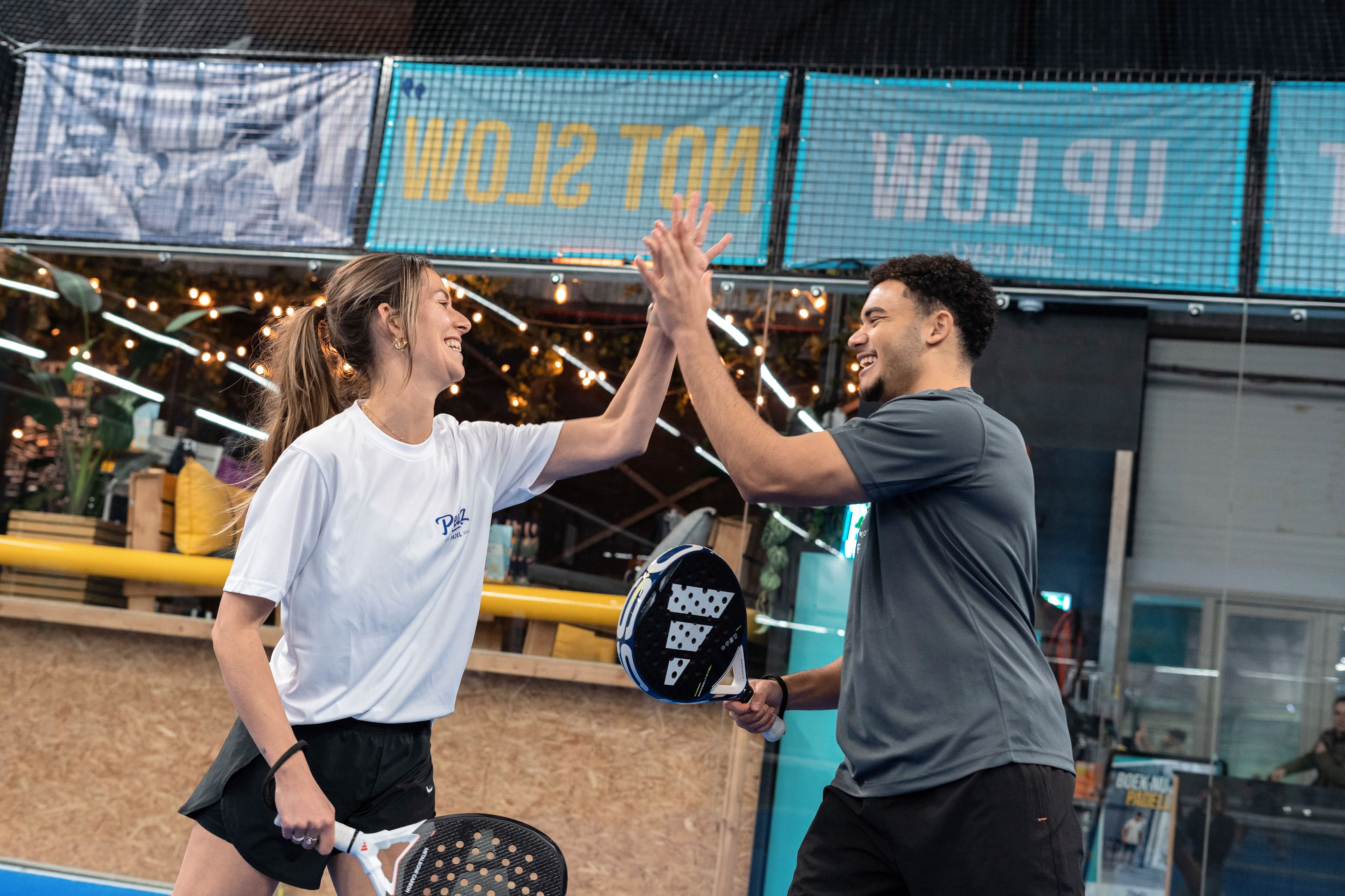 Game. Set. Match Club session bij Peakz Padel