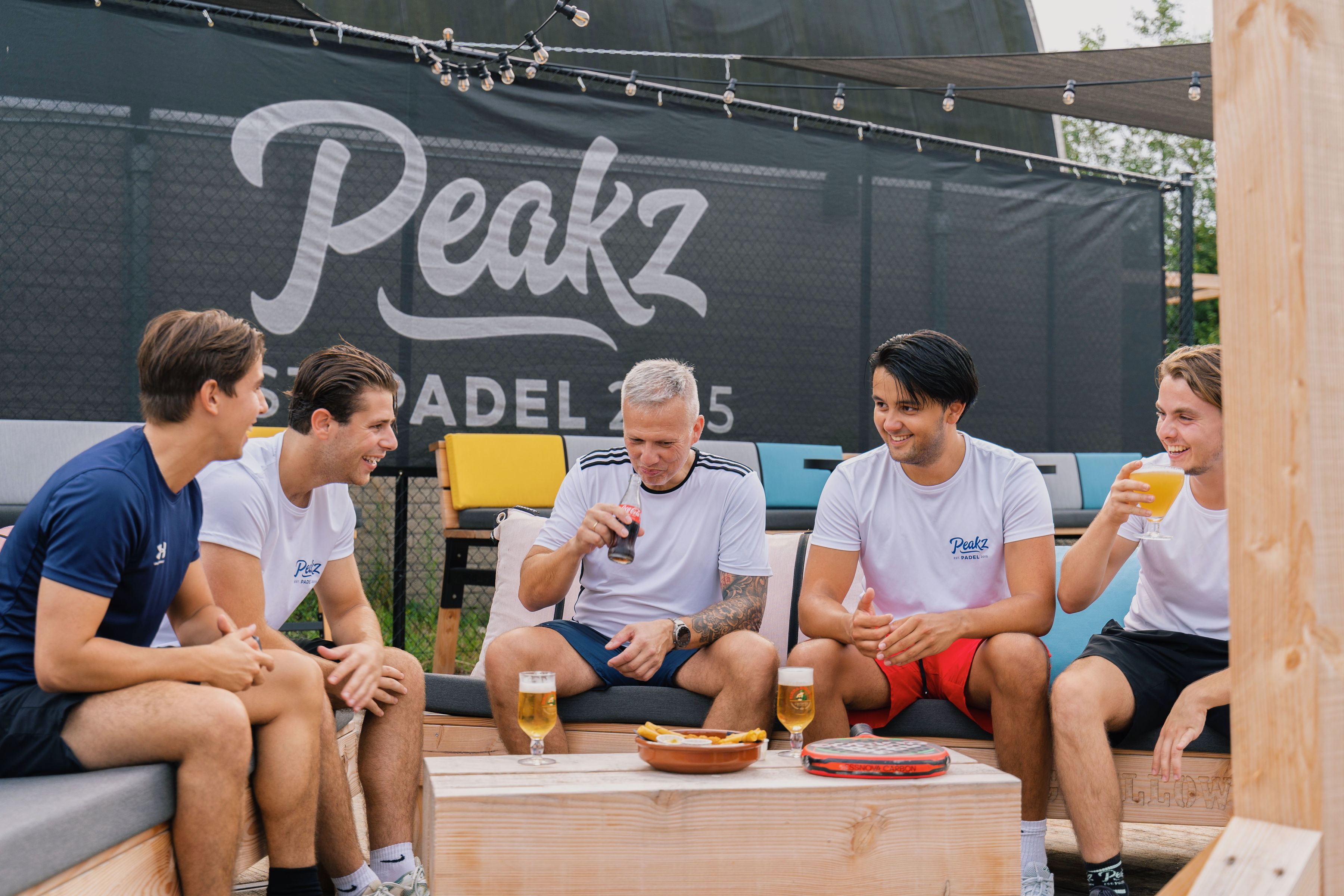 Peakz Padel gezelligheid in Oisterwijk