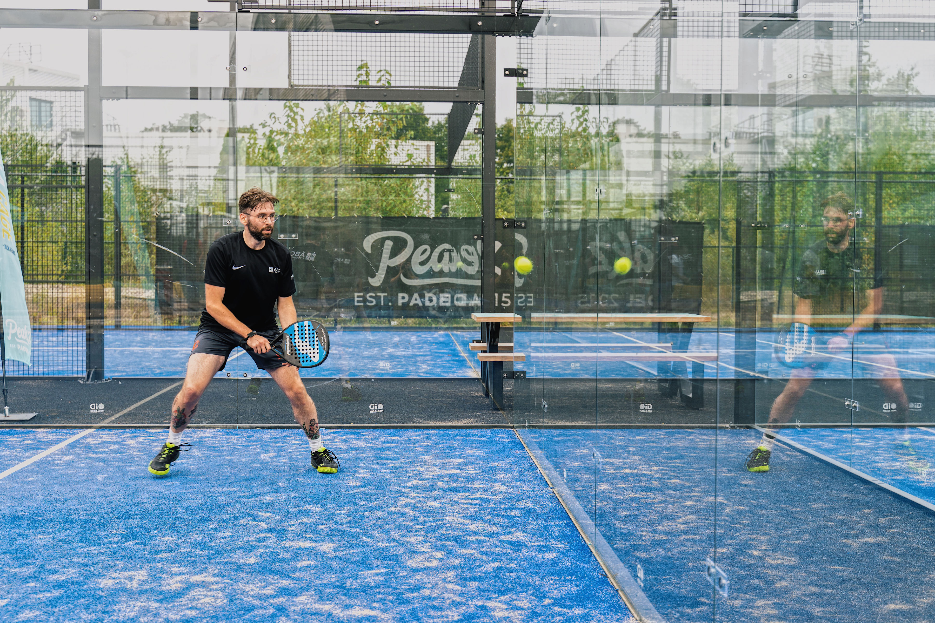 Buiten padellen in Oisterwijk