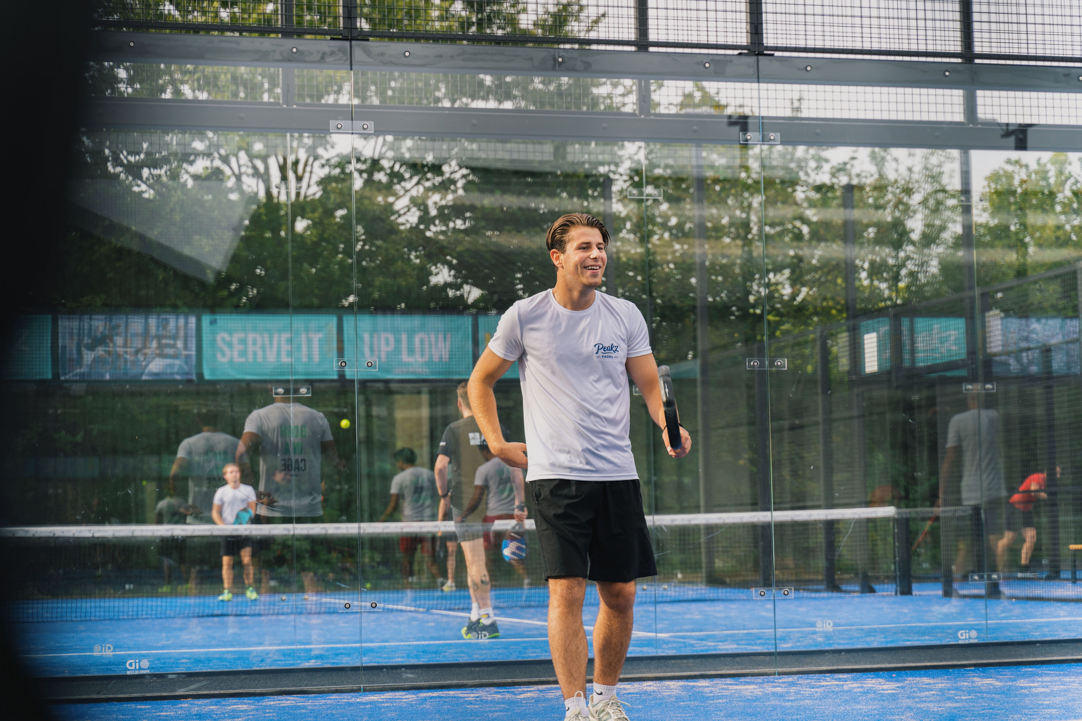 Buiten padelbaan in OIsterwijk