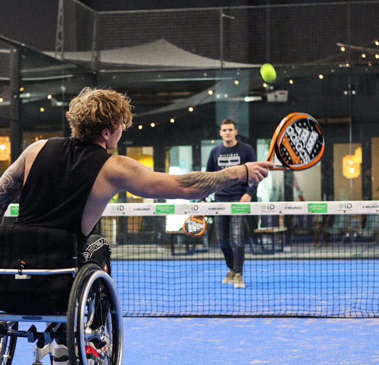 Rolstoelpadel in Groningen Rolstoelpadel in Groningen