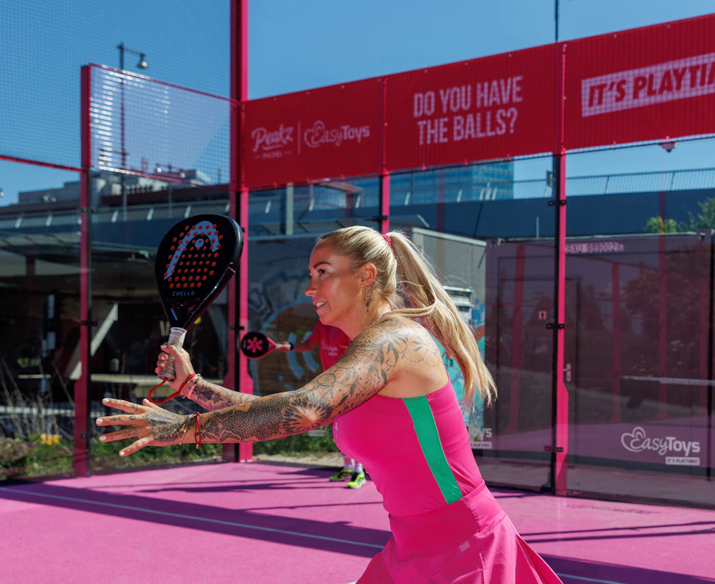 Roze easytoys padelbaan sloterdijk Roze easytoys padelbaan sloterdijk