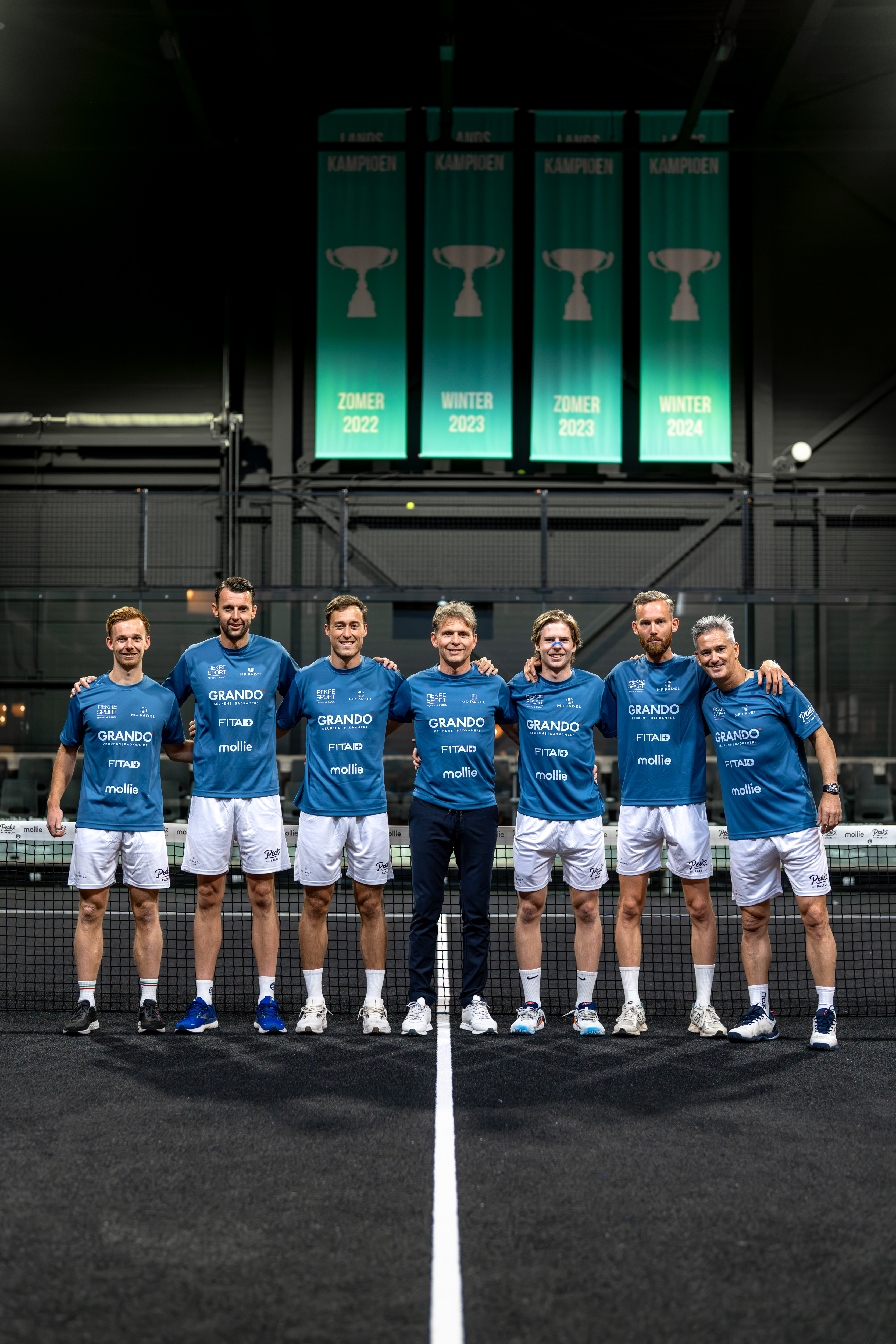 Padel eredivisie team Peakz Rekre Sport