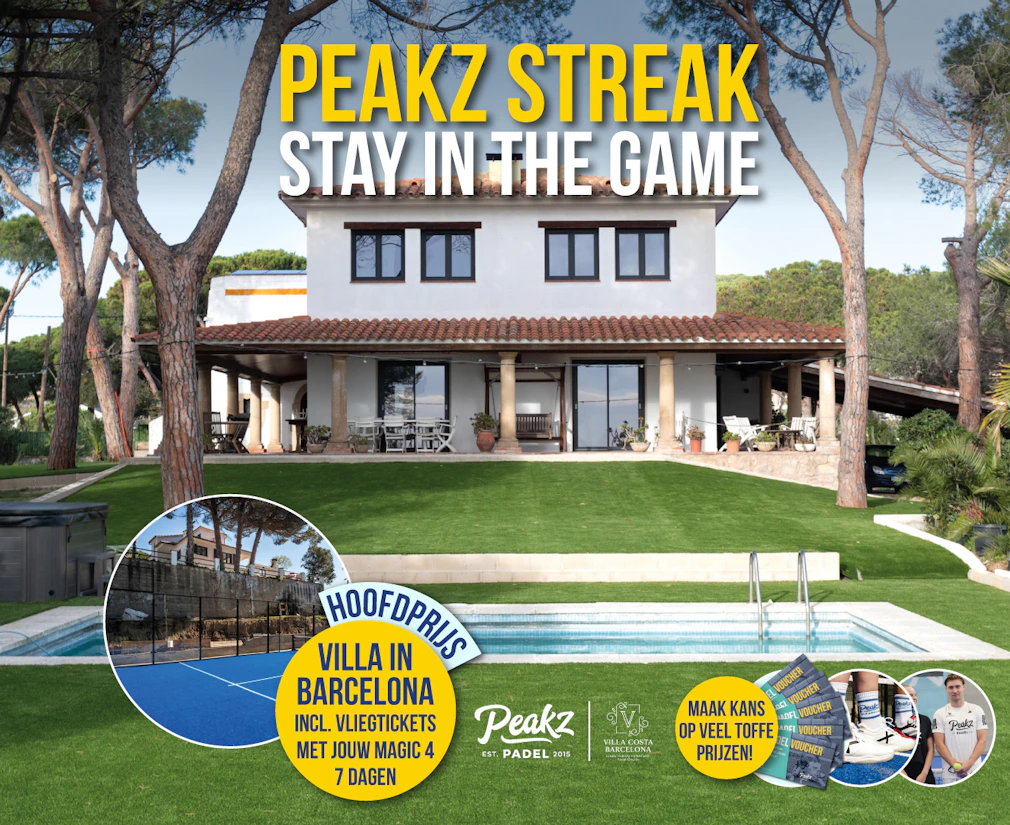 Peakz Streak hoofprijs Peakz Streak hoofprijs