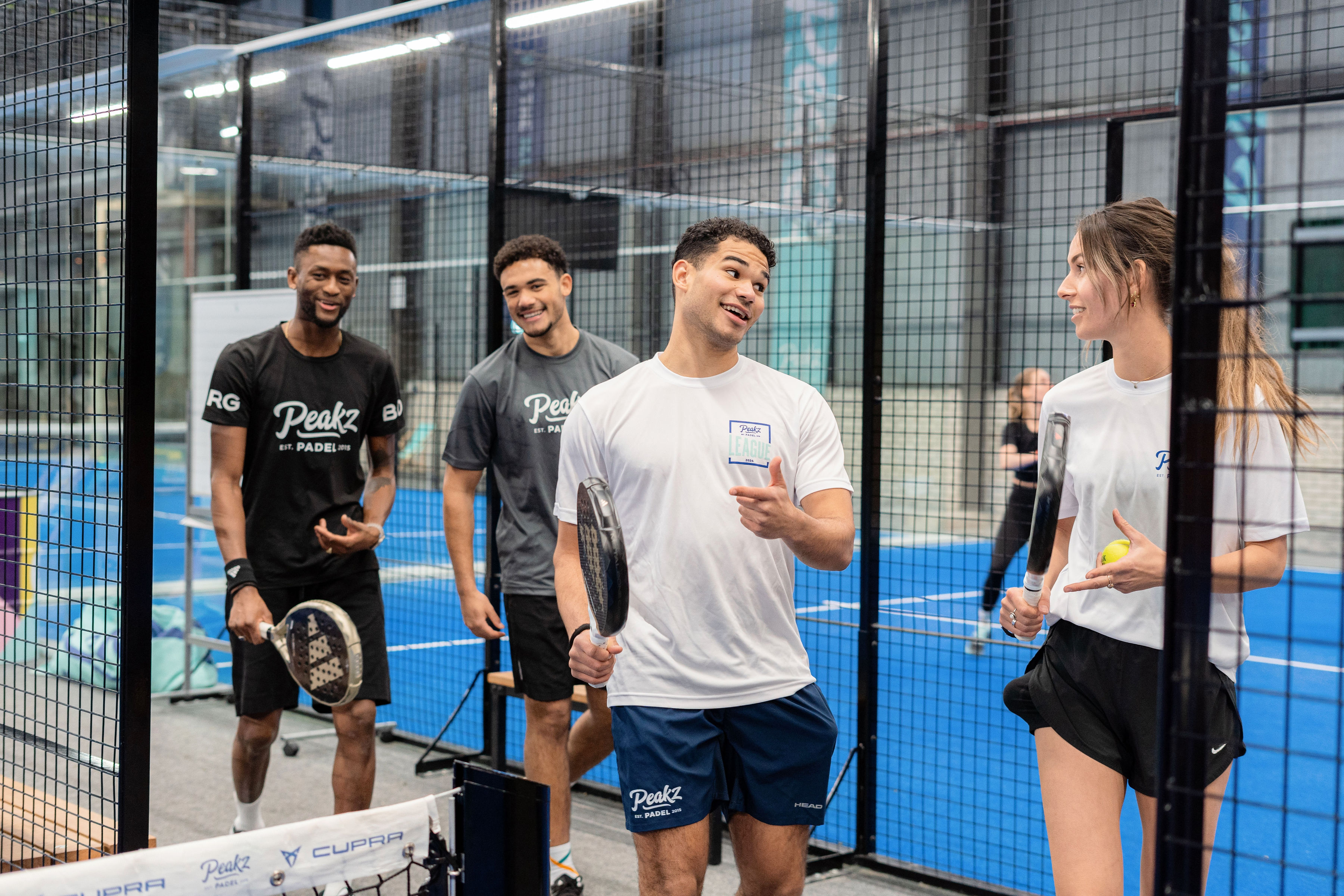 Blije padelspelers in Deventer