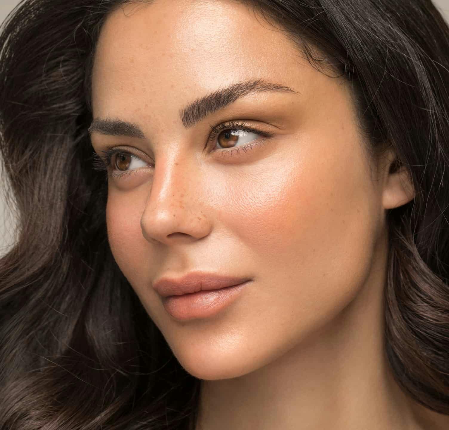 Woman looking towards the side