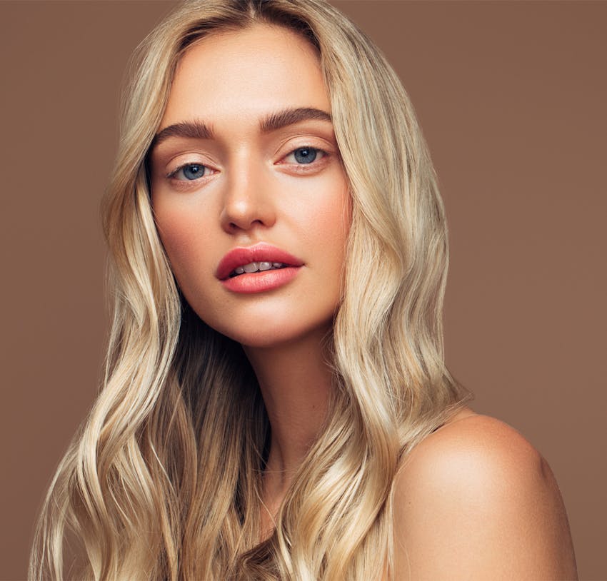 Woman receiving laser treatment