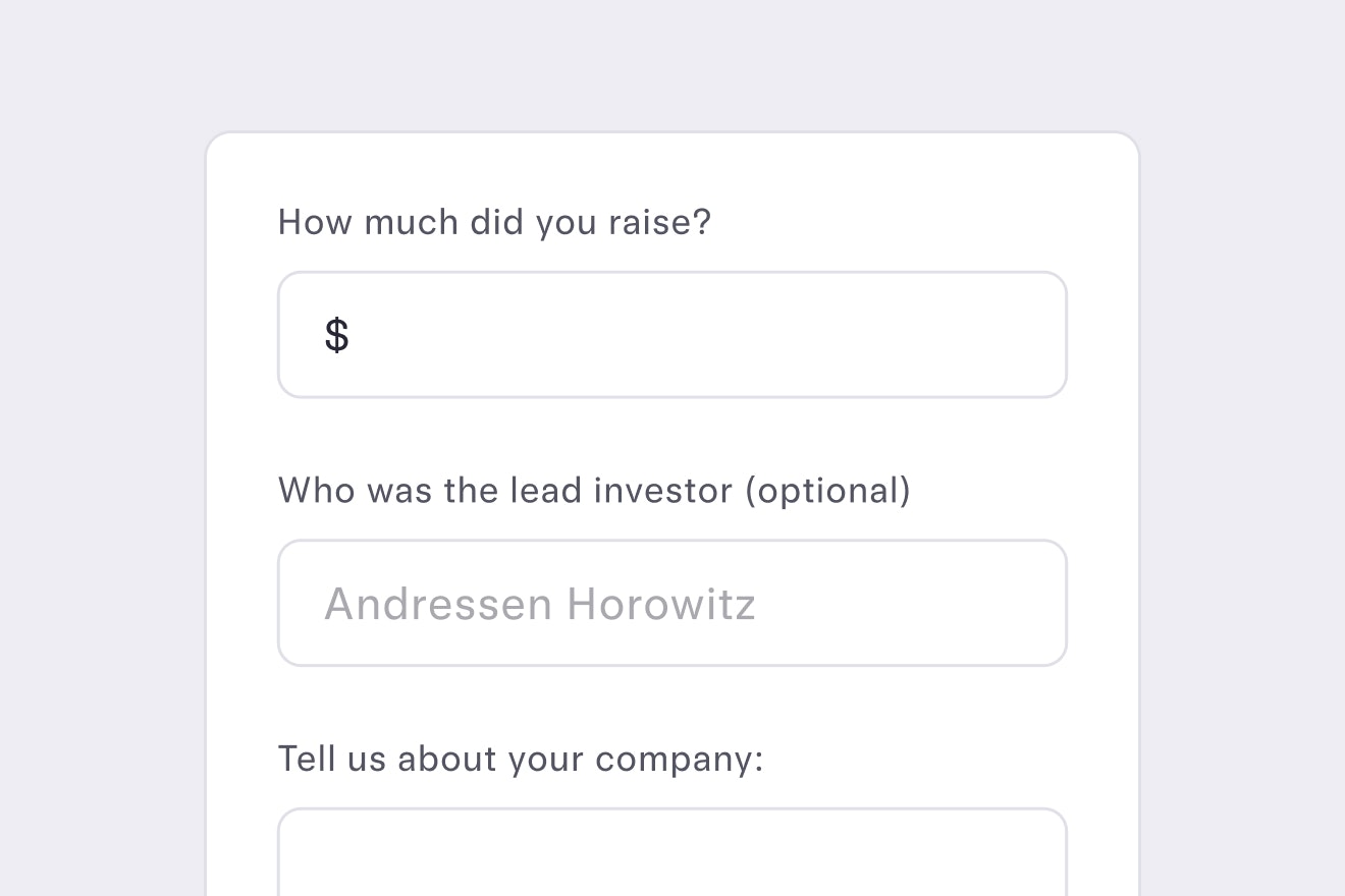 Eligibility quiz UI