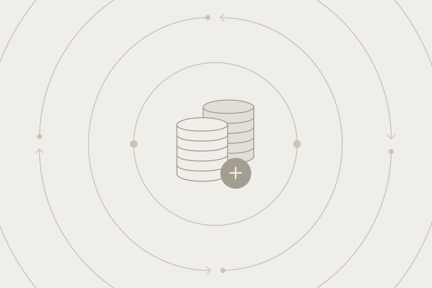 Illustration showing coins stacking