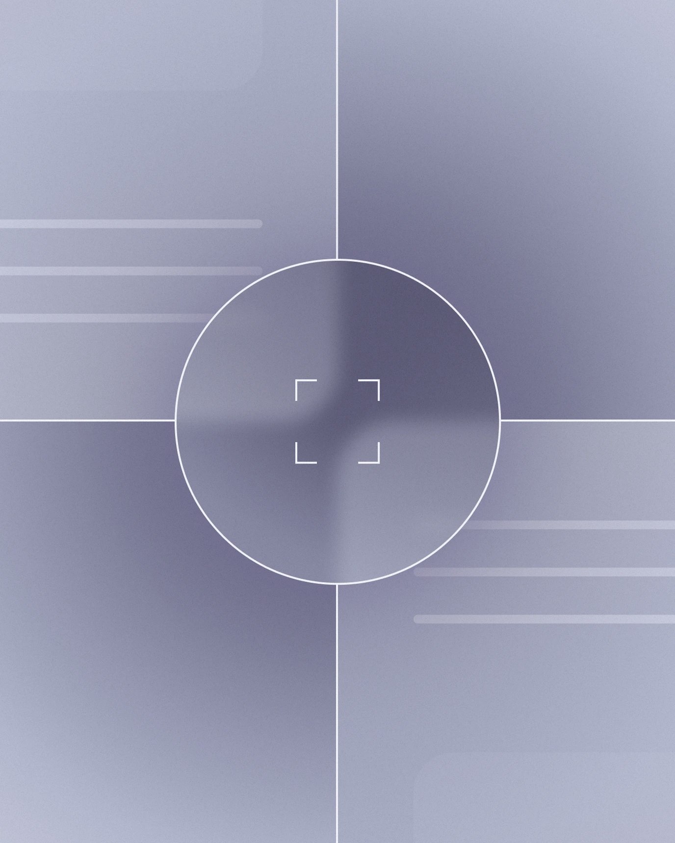 Illustration of two inverted balance sheets with a hovering magnifier focusing on them