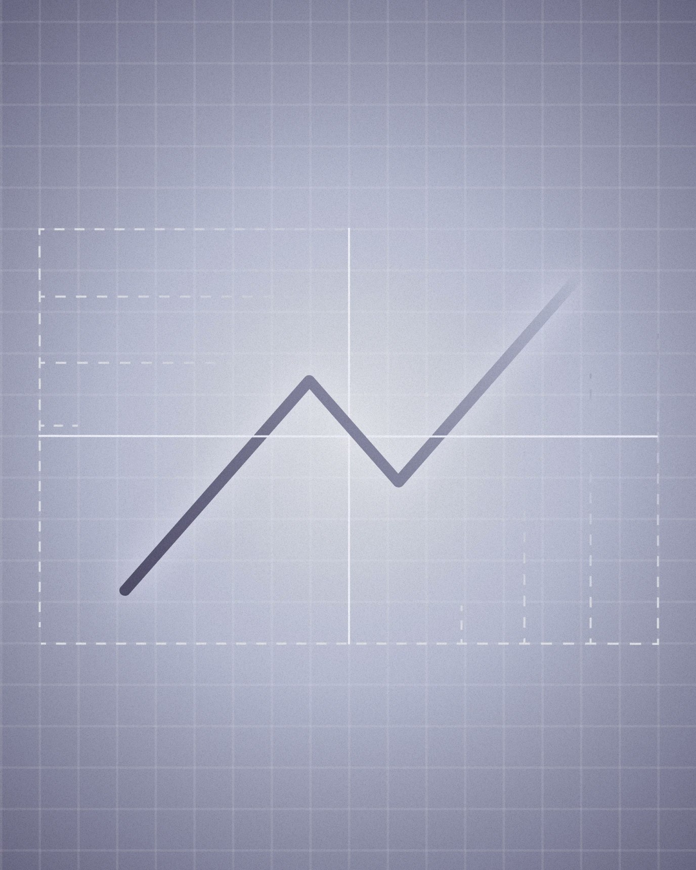 Illustration of a growth chart with upward momentum