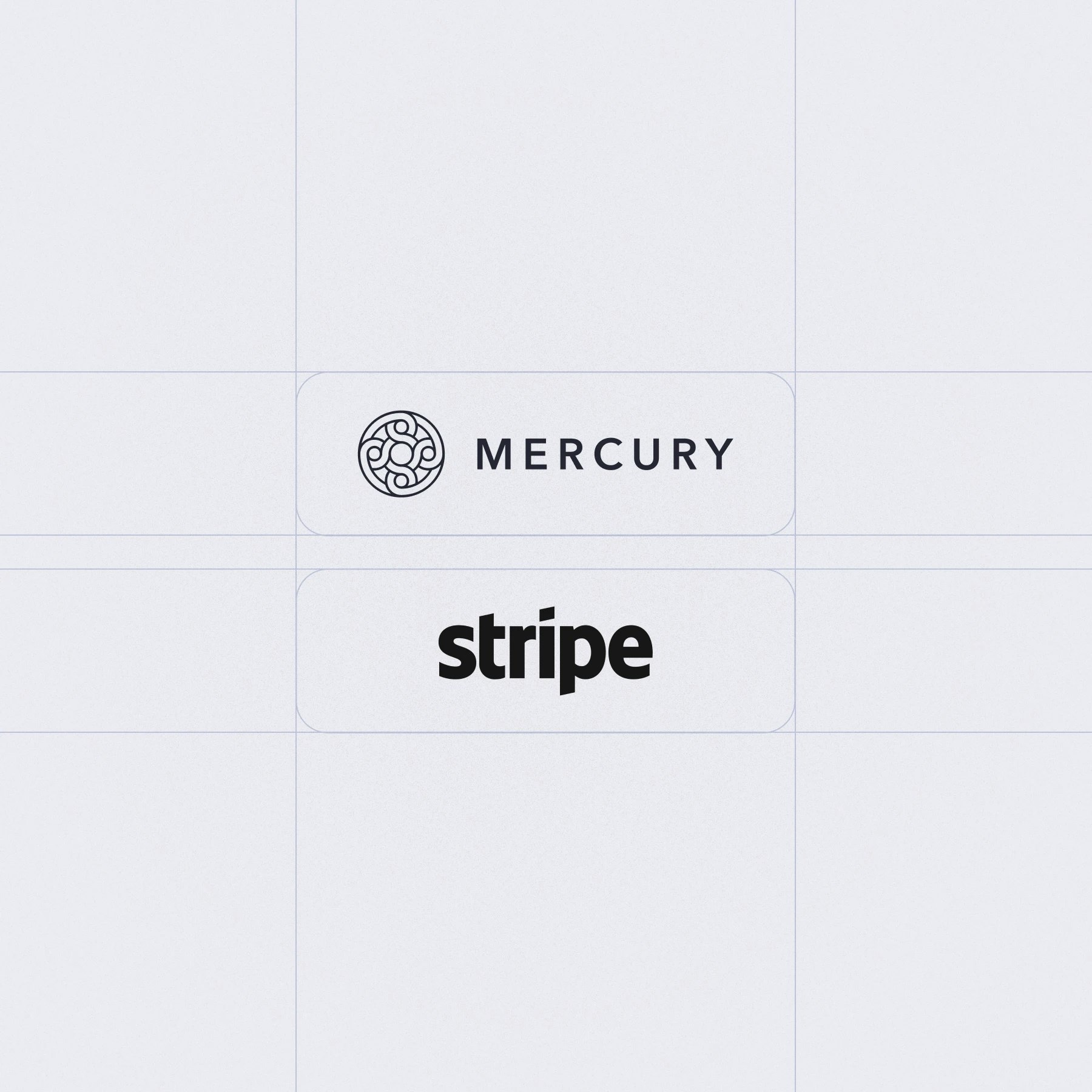 Mercury x Stripe logos