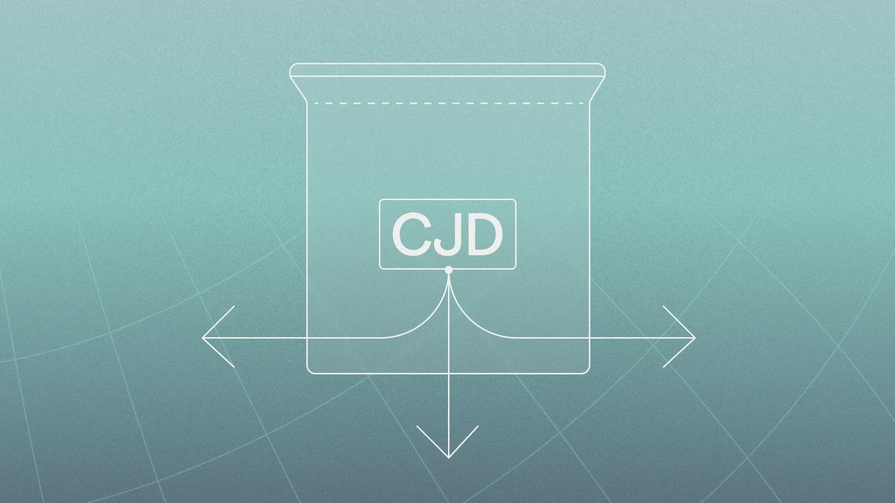Illustration of a package with CJD on it with arrows pointing out from it