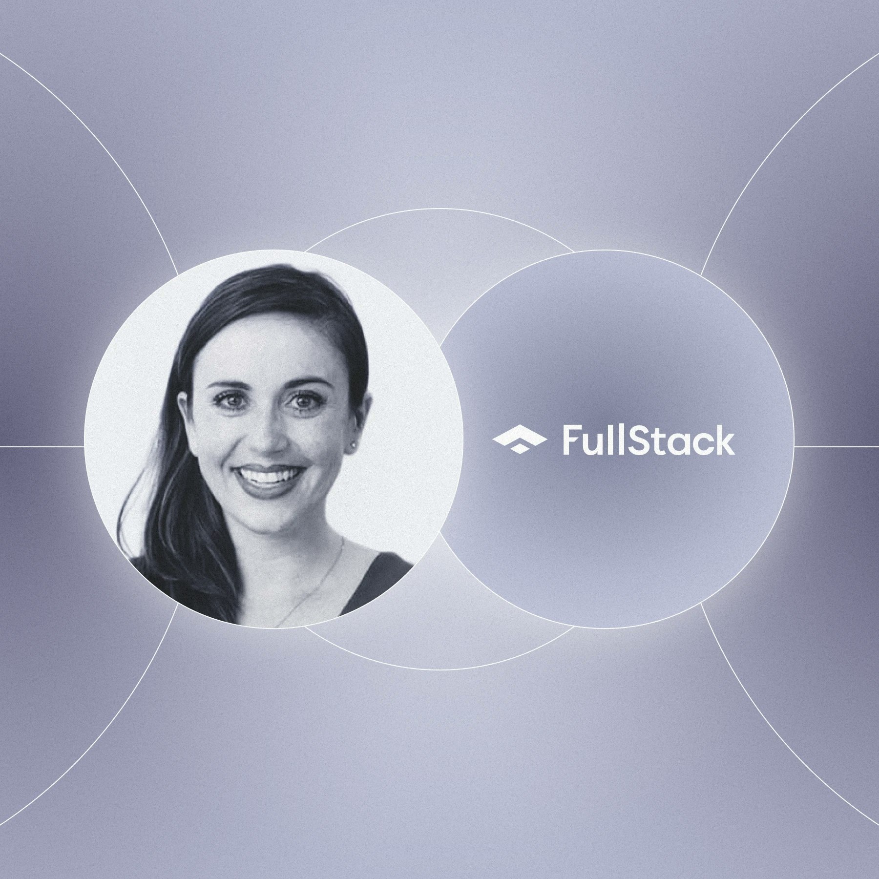 Headshot from Annie Filice and FullStack Labs logo