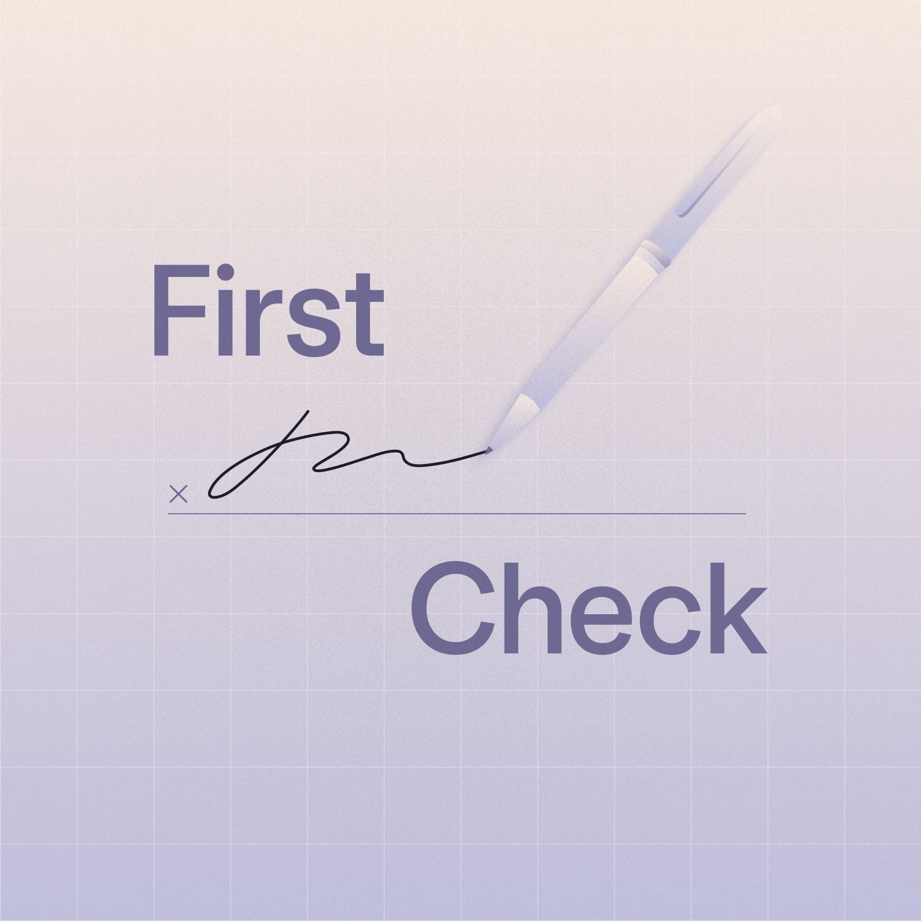 First check graphic