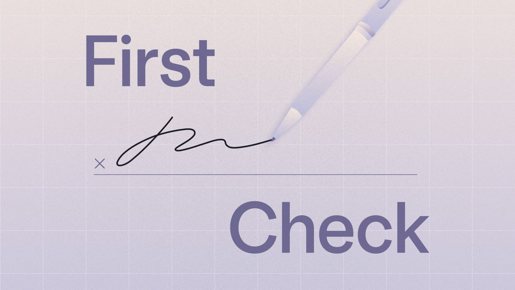 First check graphic