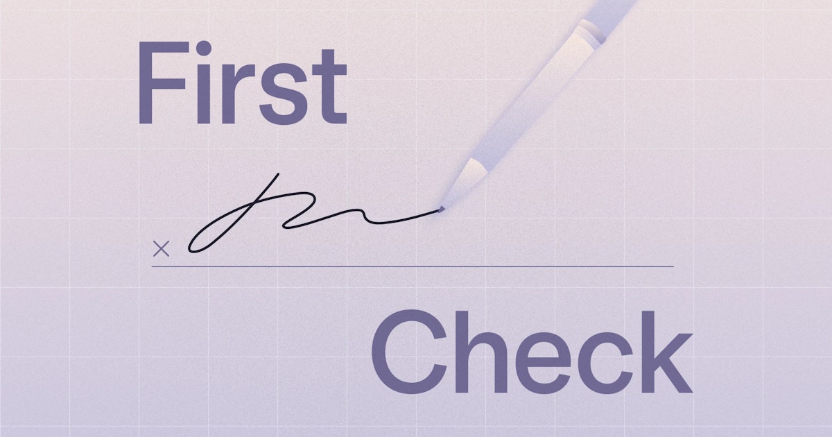 First Financial Check Introducing Mercury Raise First Check | Mercury