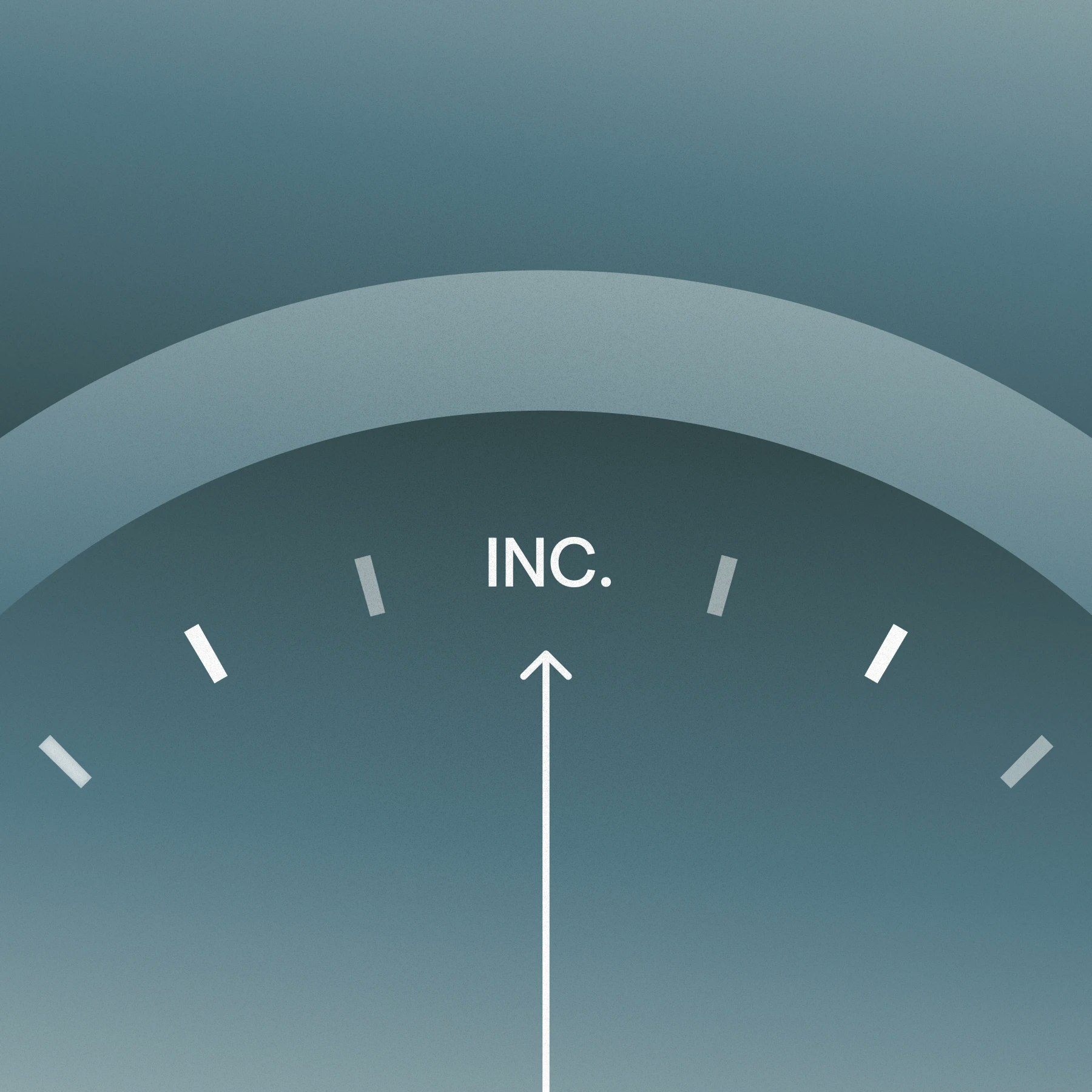 Clock with the hand set to inc. for incorporate