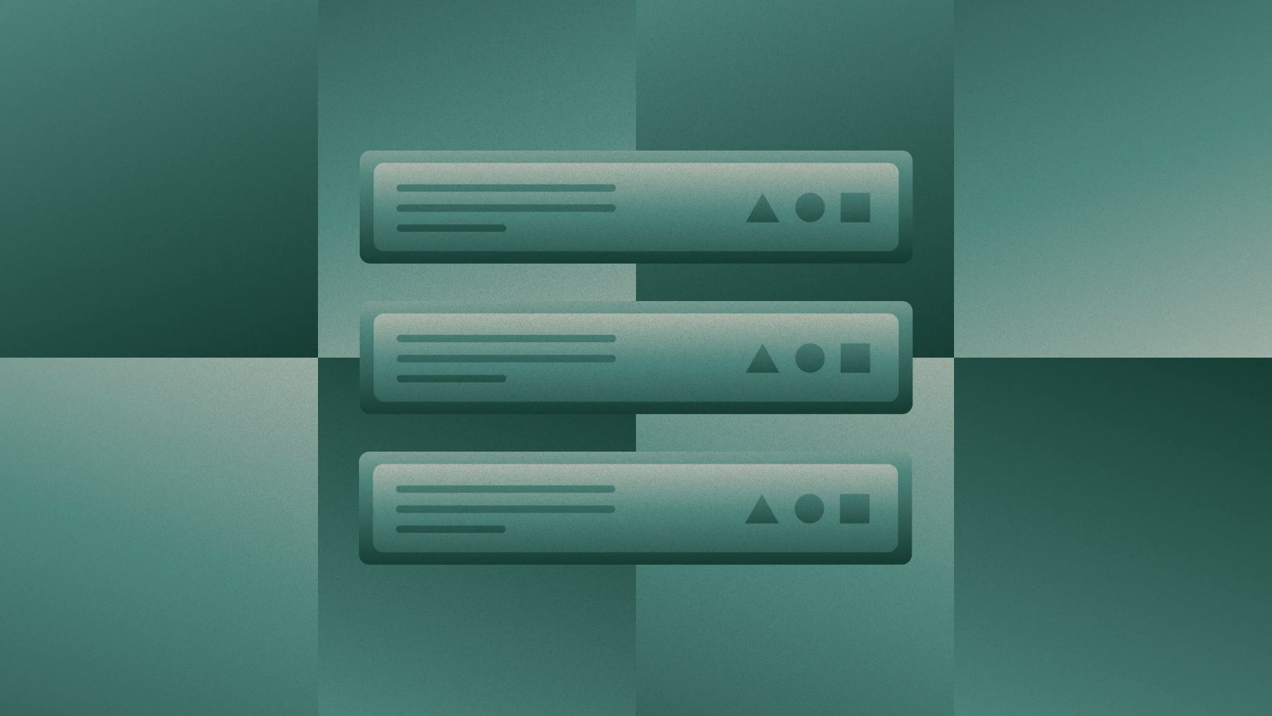 Illustration with UI floating