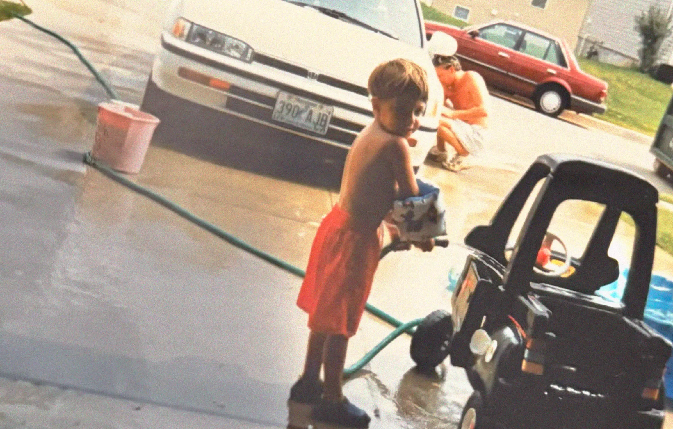 Childhood photo of Tyler Denk, founder of Beehiiv.