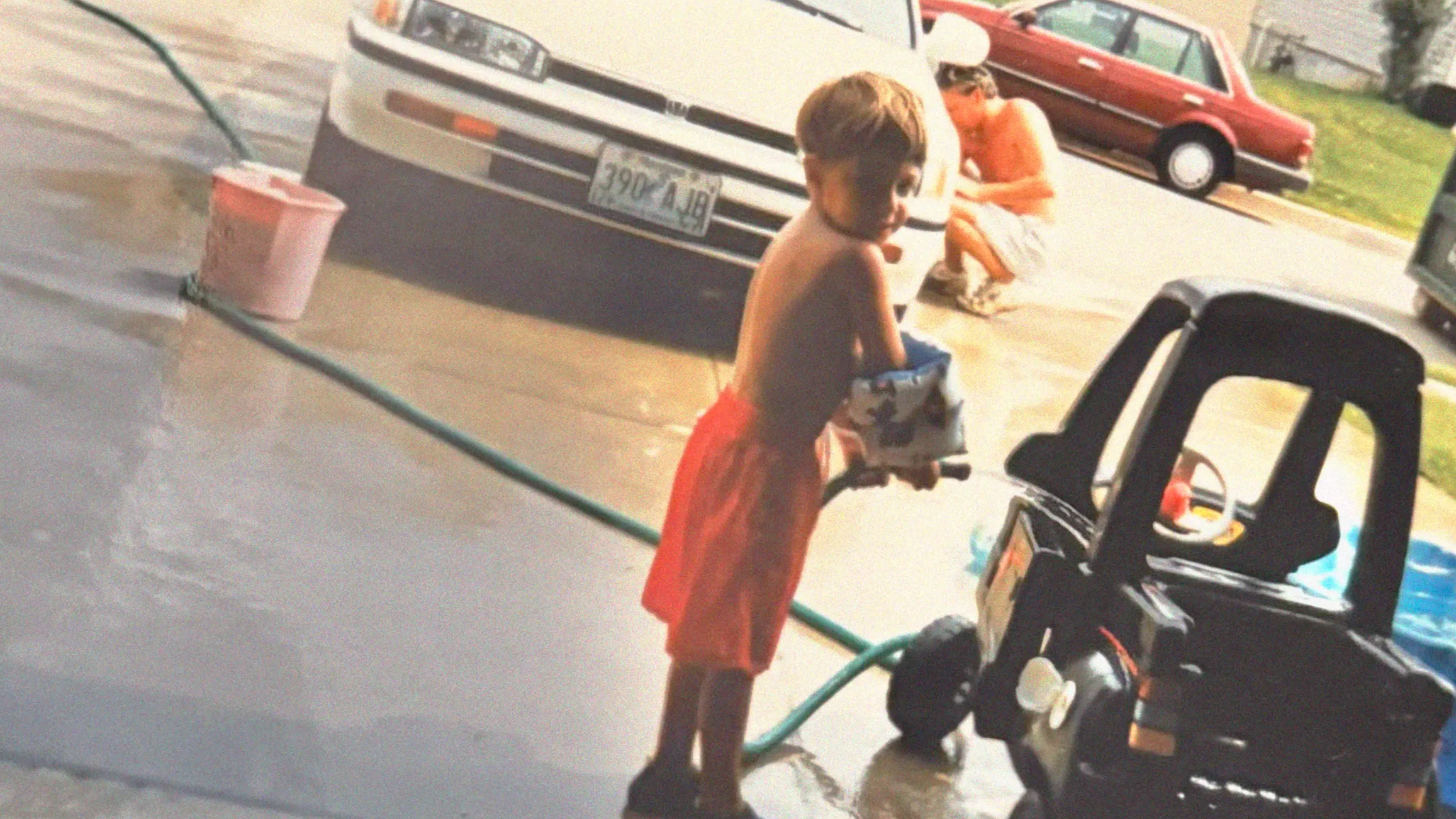 Childhood photo of Tyler Denk, founder of Beehiiv.