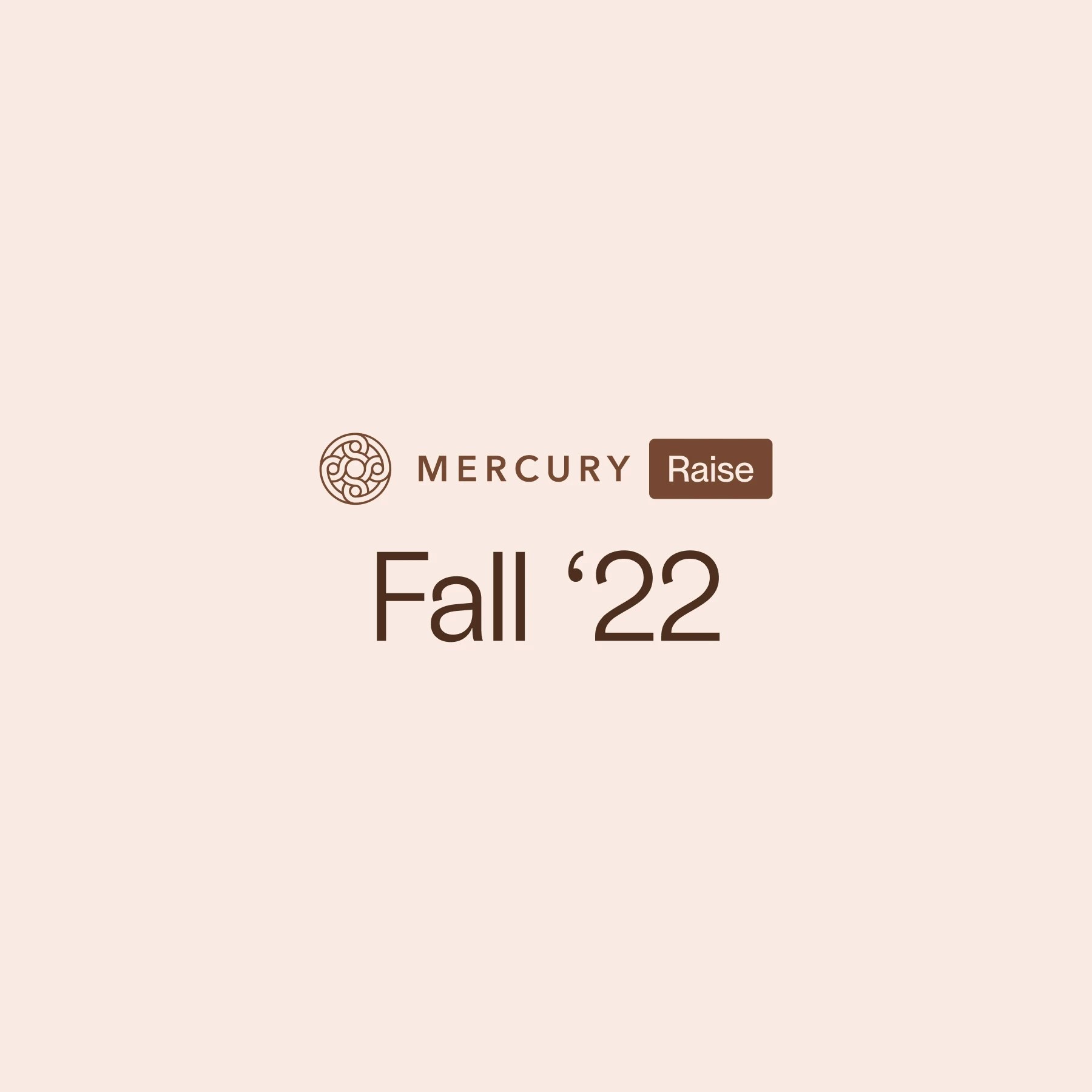 Mercury Raise Seed Fall 2022 startups