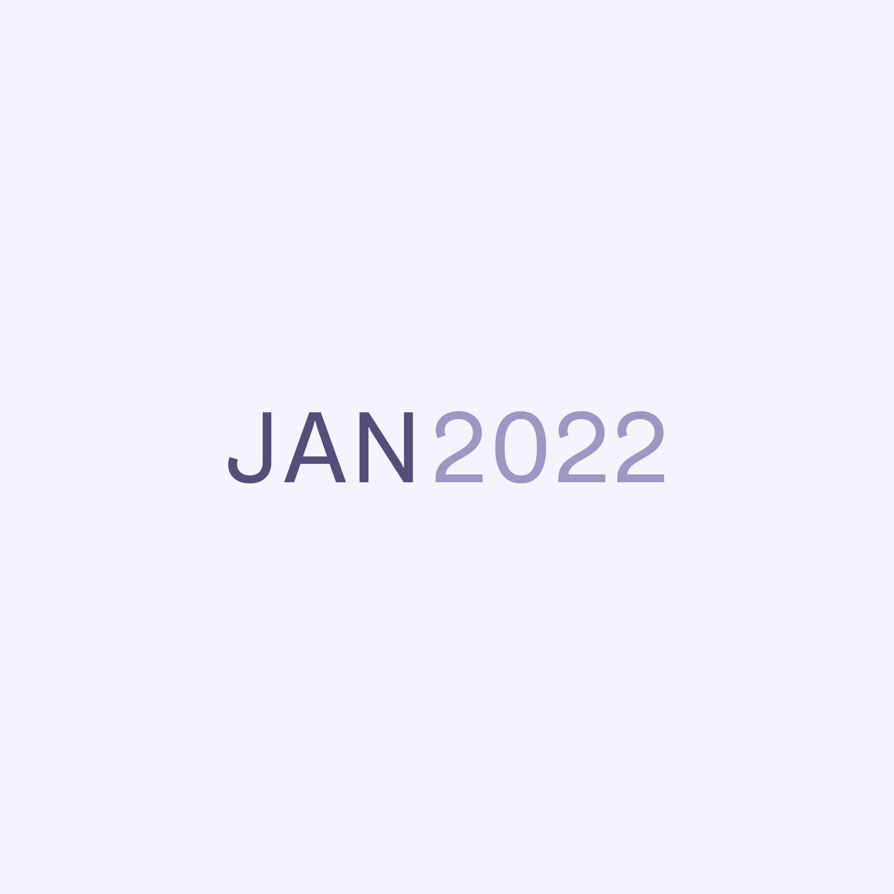 Text that says Jan 2022