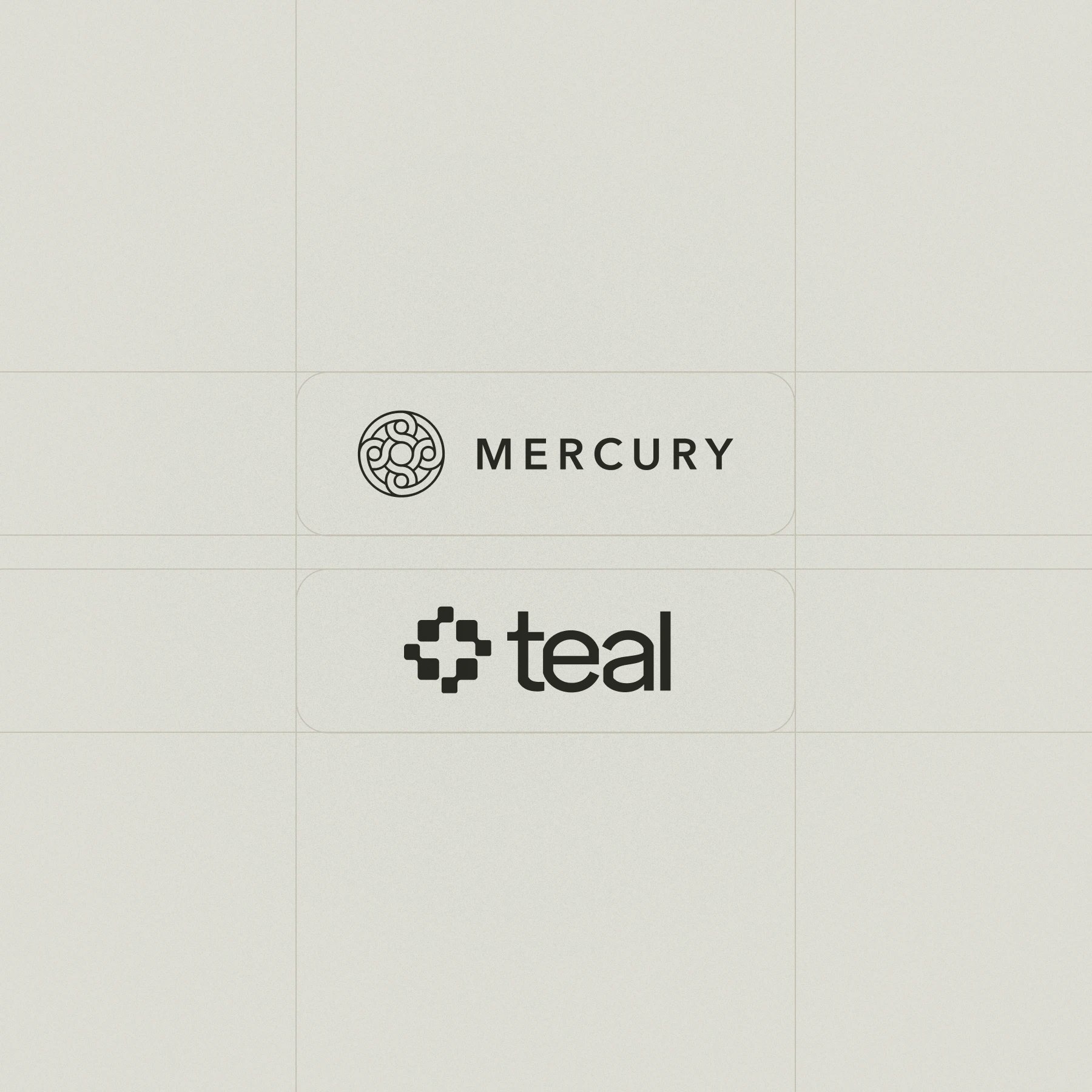 Mercury and Teal logos