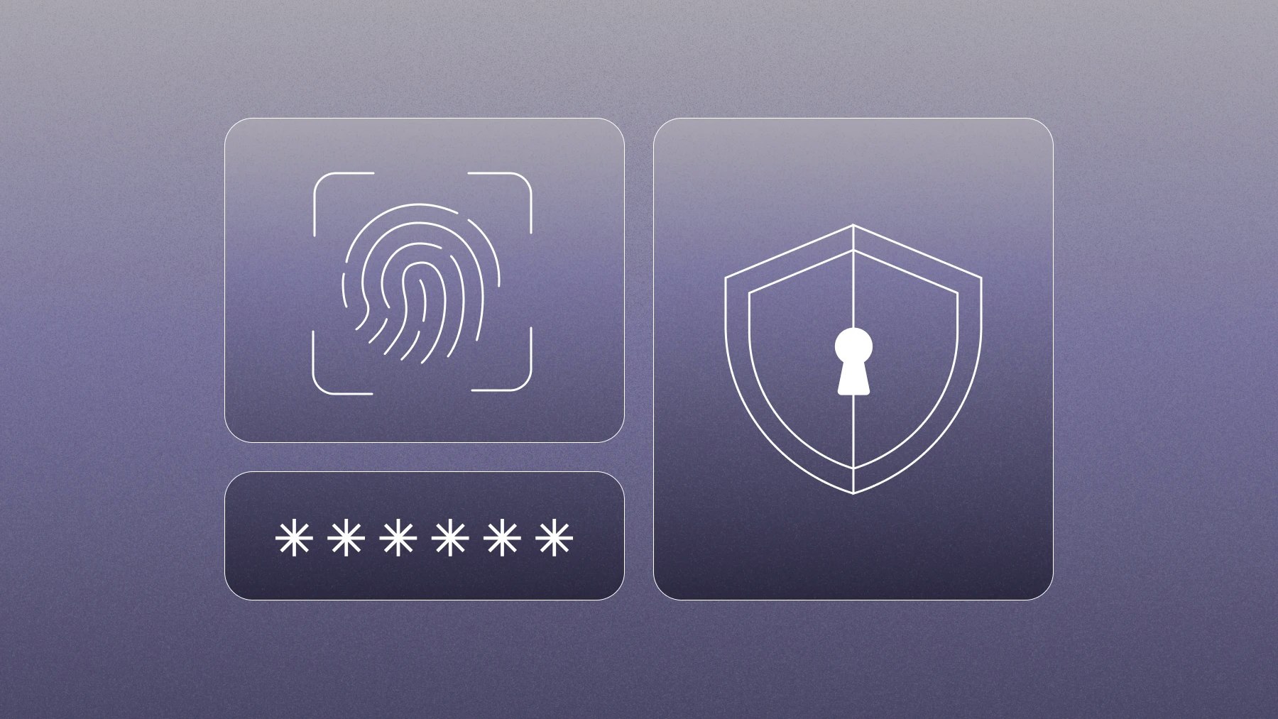 A key, fingerprint, and a hidden password.