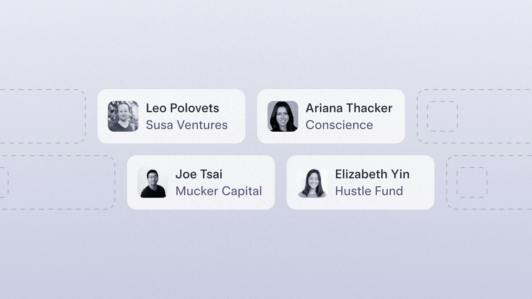 Sample screenshot of investor database