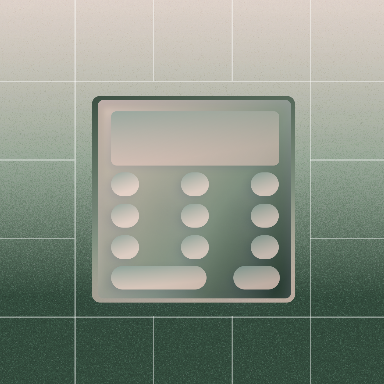 Graphic illustration of calculator with percentage signs and grid background | Navigating tax season in 2024 | Mercury