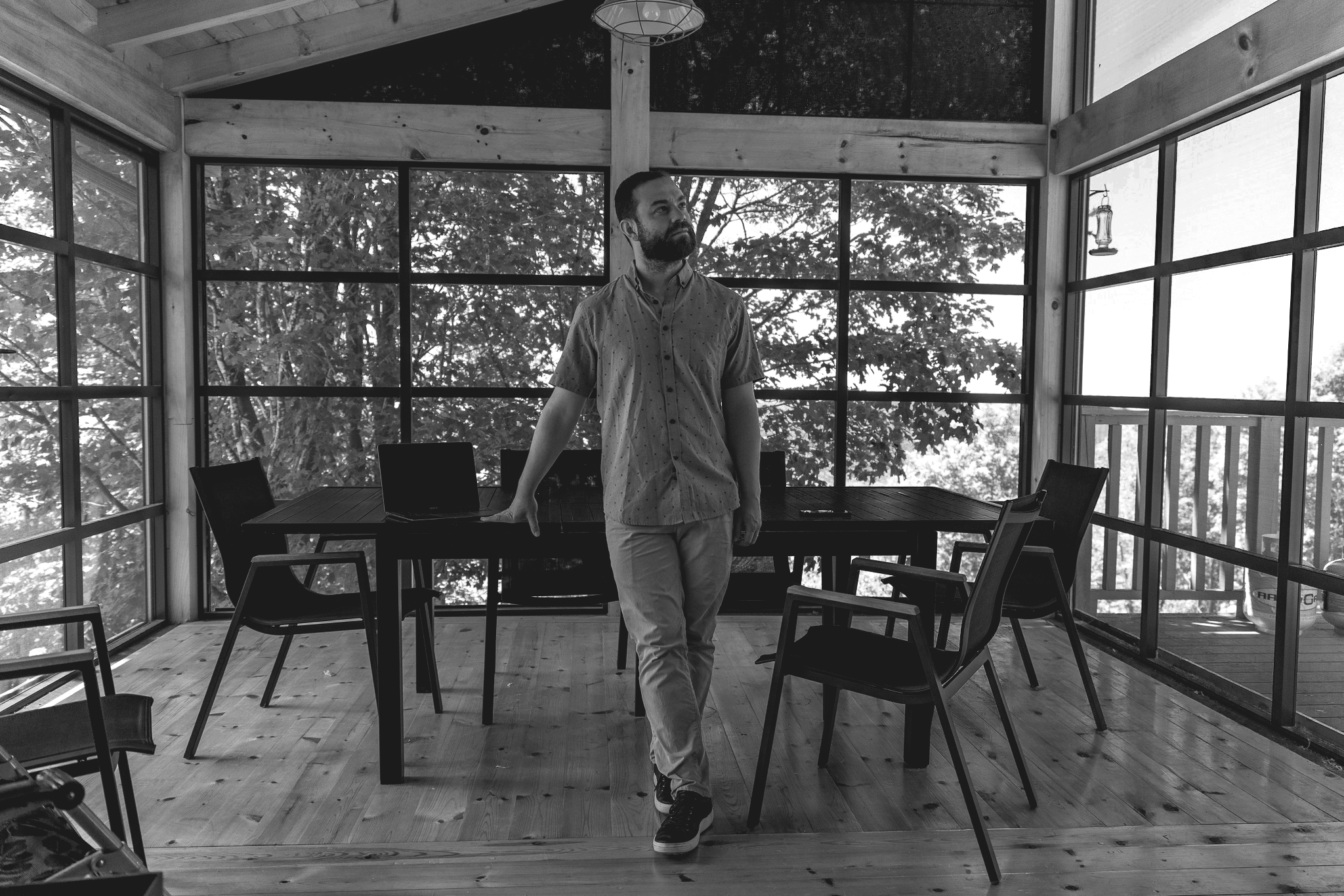 Black and white photo of Rollert