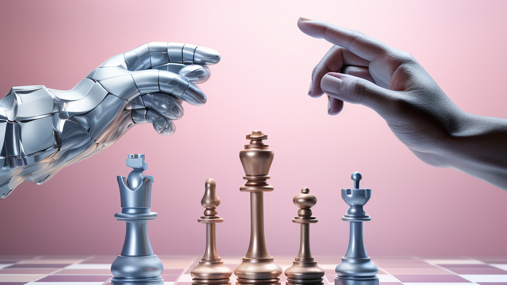 Playing chess against AI