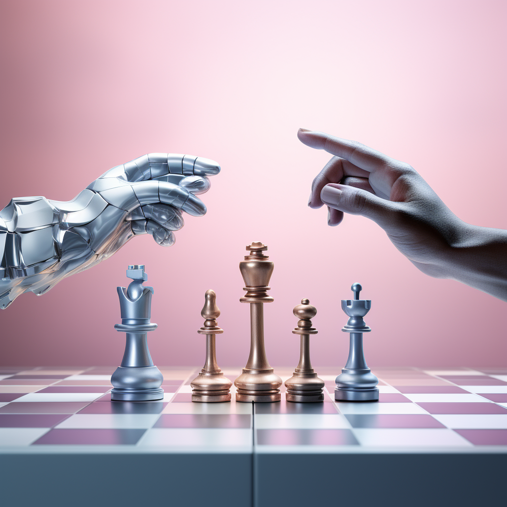 Playing chess against AI