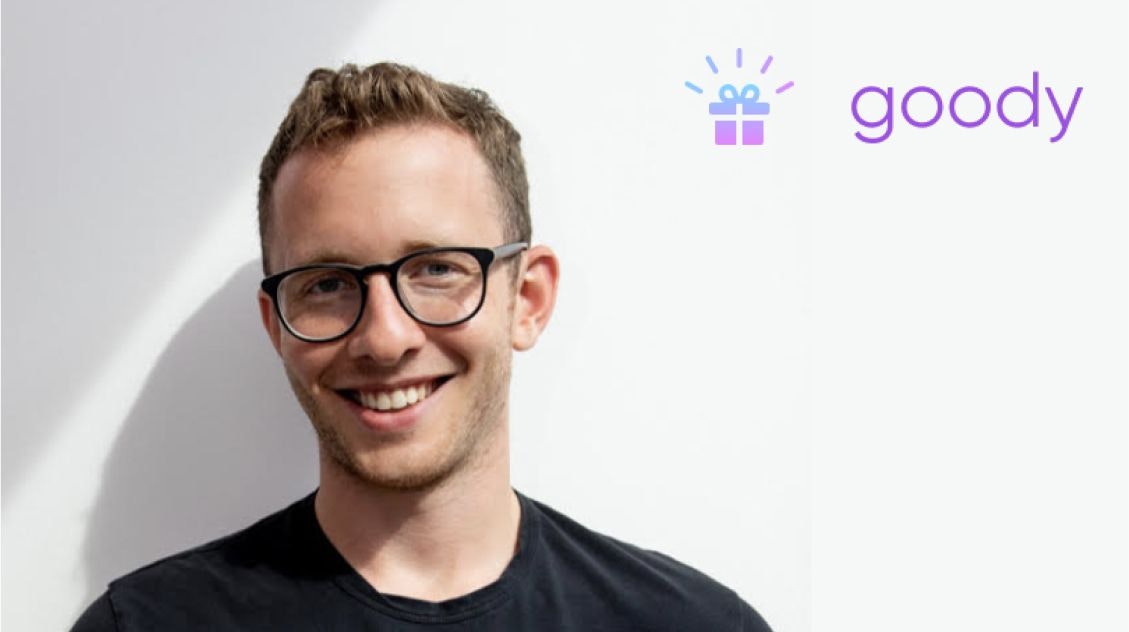 Goody founder smiling.